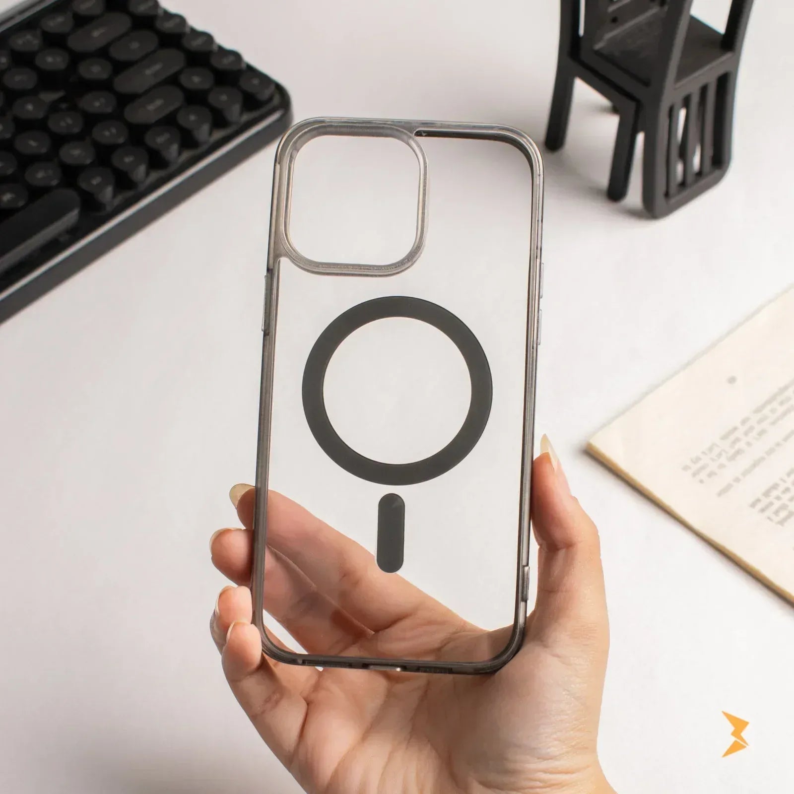 Solid Color Magsafe Case iPhone 15 Pro Max - Three