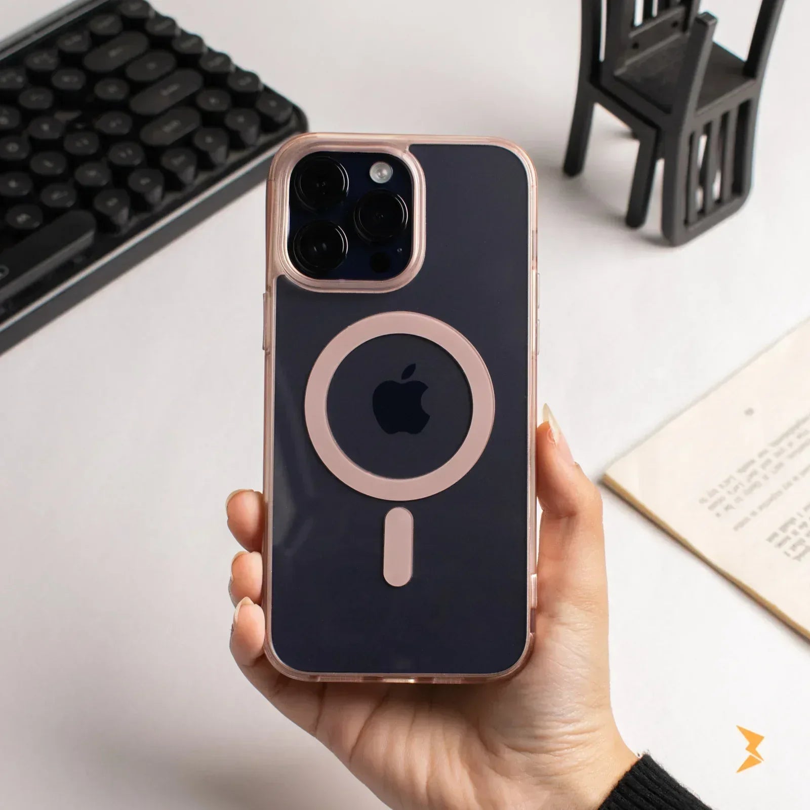 Solid Color Magsafe Case iPhone 15 Pro Max - Three