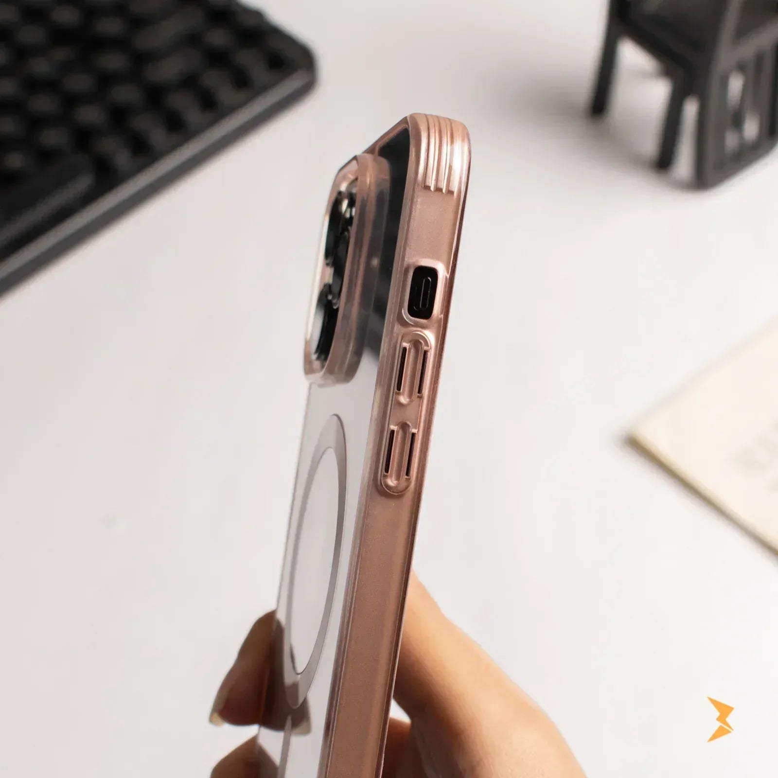 Solid Color Magsafe Case iPhone 15 Pro Max - Three