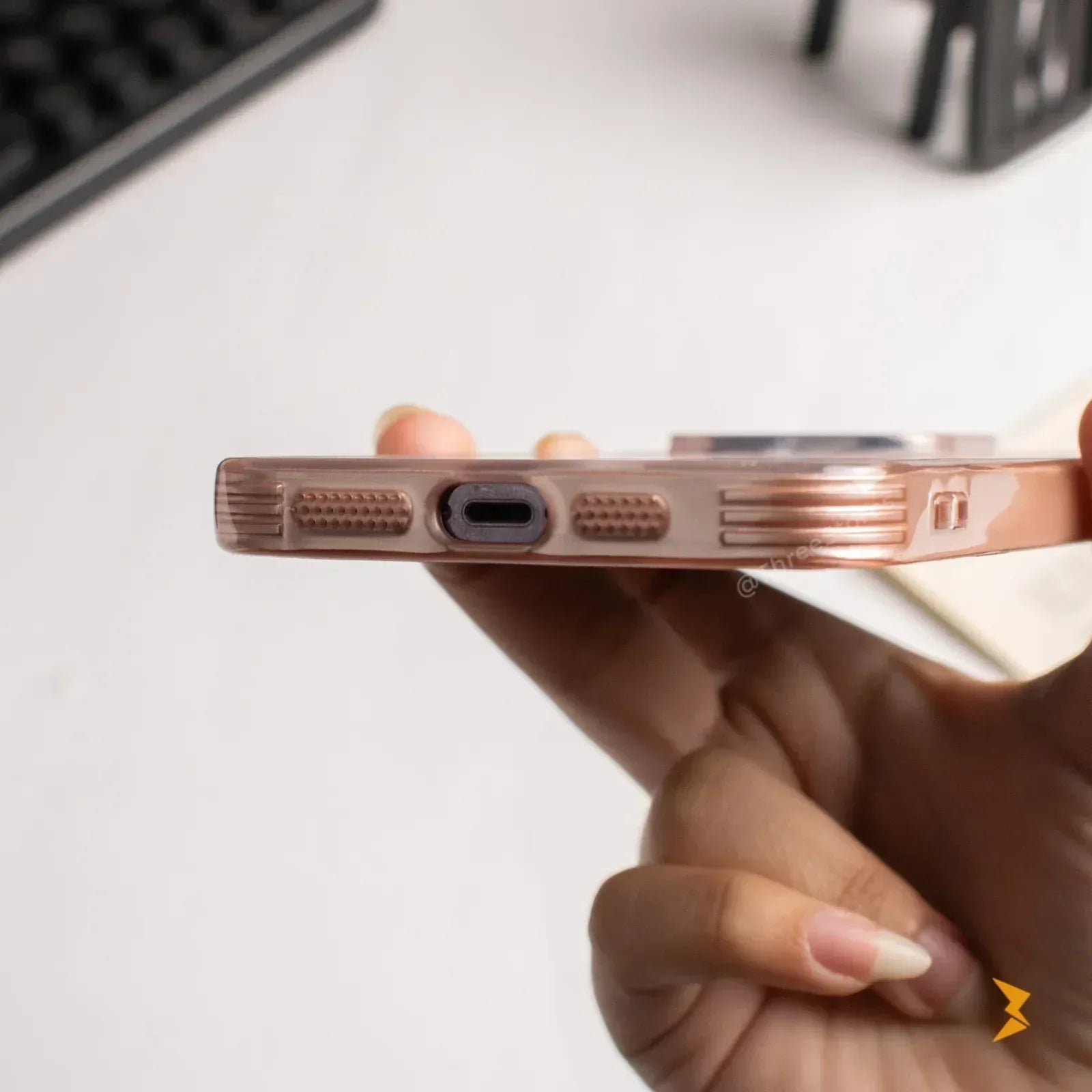 Solid Color Magsafe Case iPhone 15 Pro Max - Three