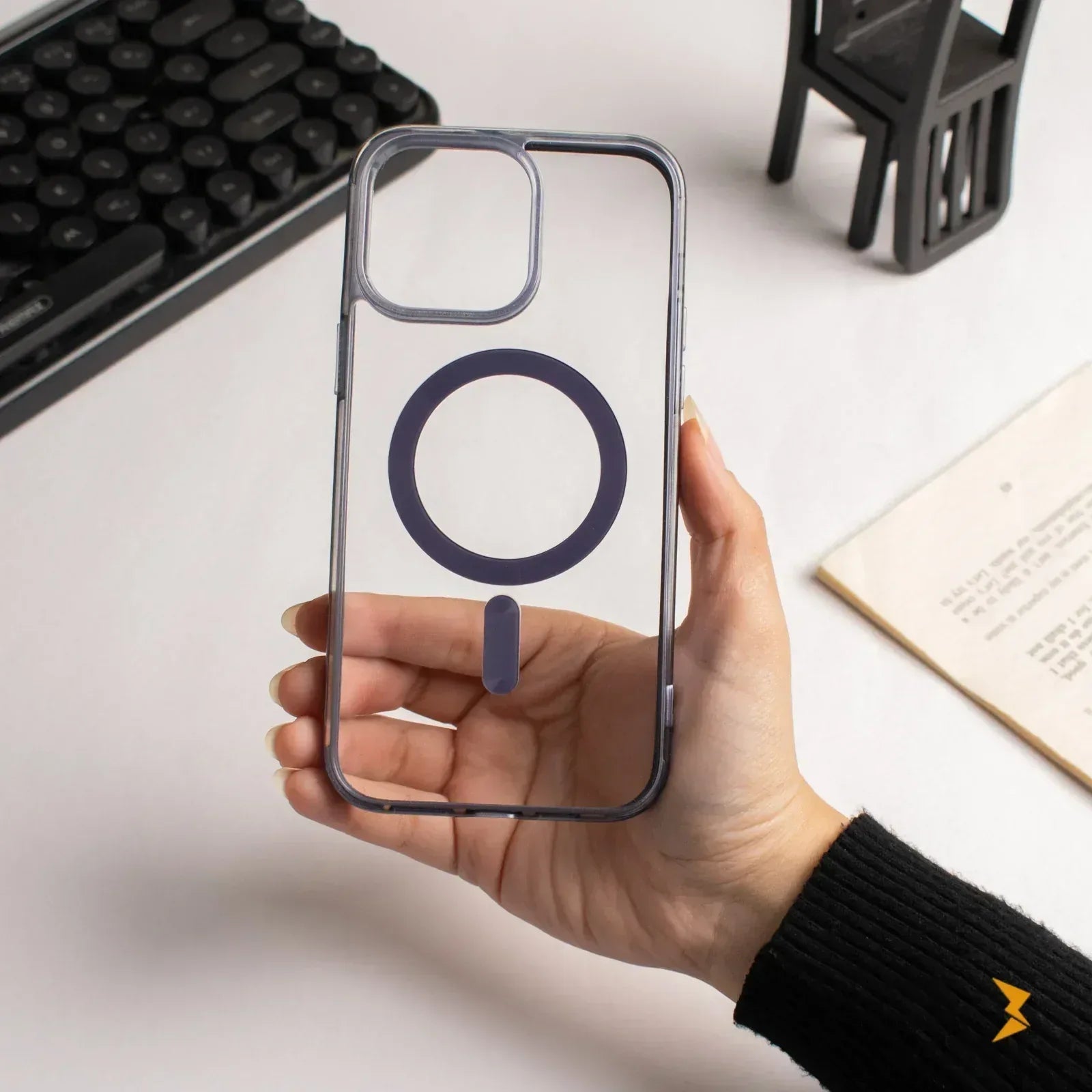 Solid Color Magsafe Case iPhone 15 Pro Max - Three