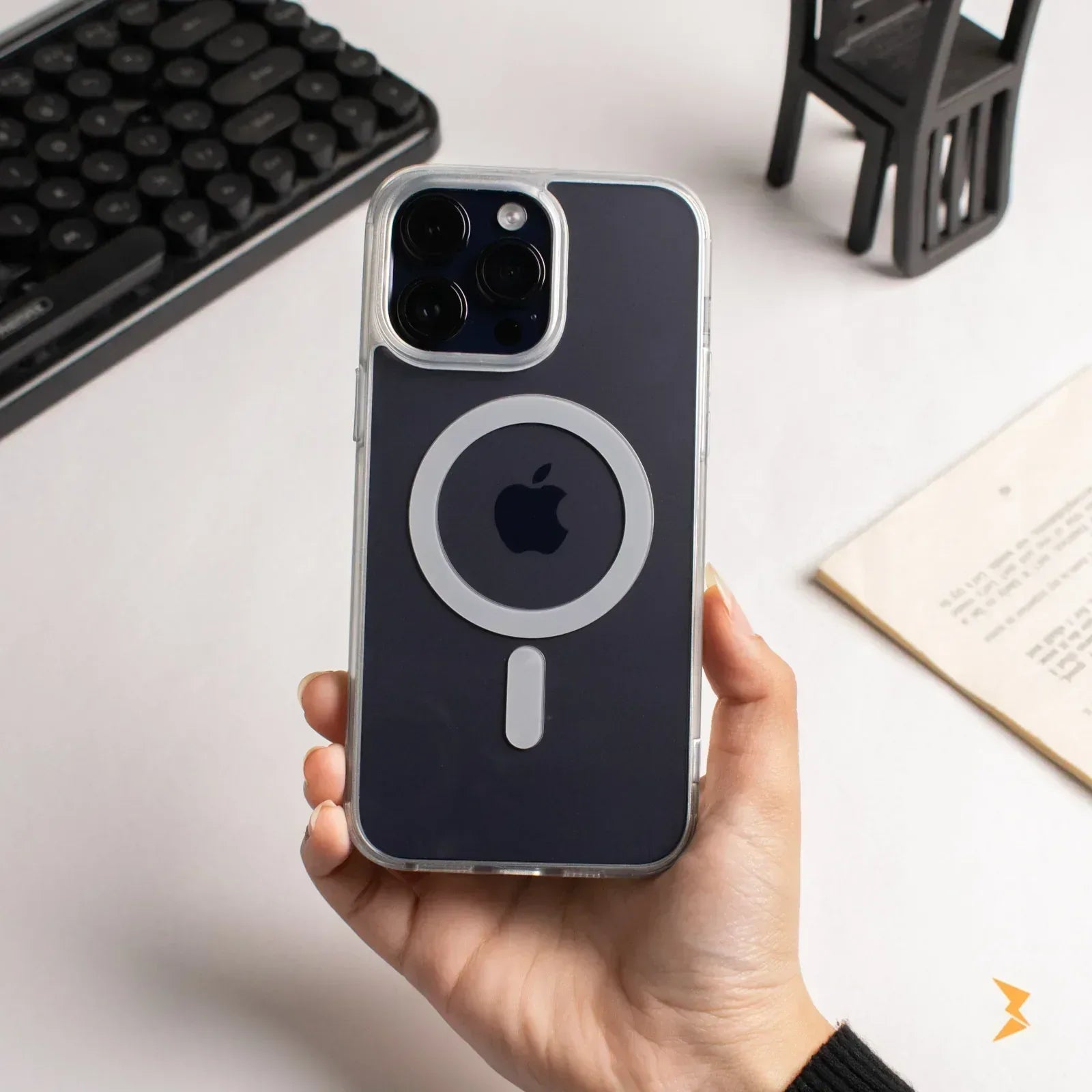 Solid Color Magsafe Case iPhone 15 Pro Max - Three