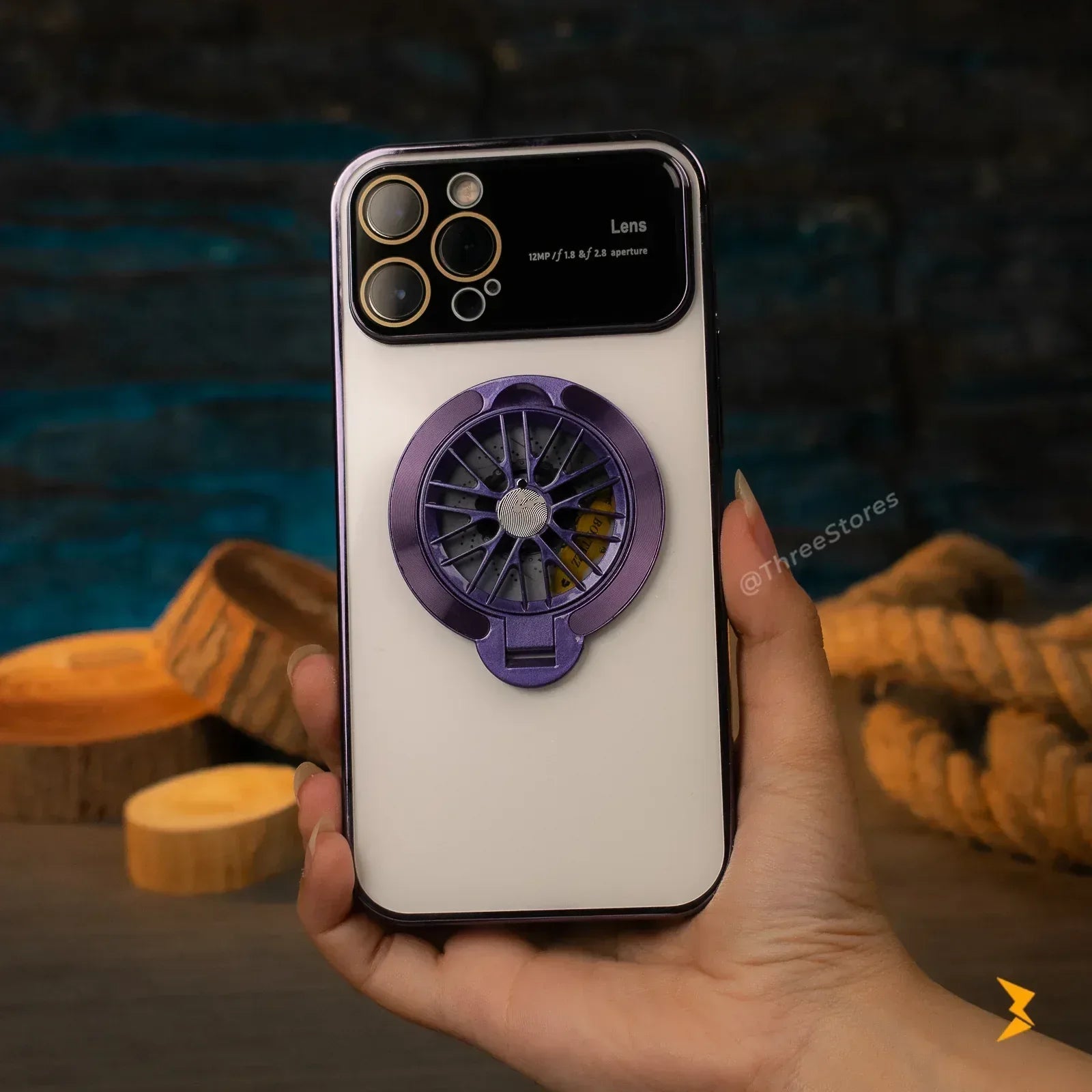 Gyroscope Transparent Case iPhone 13 Pro Max - Three