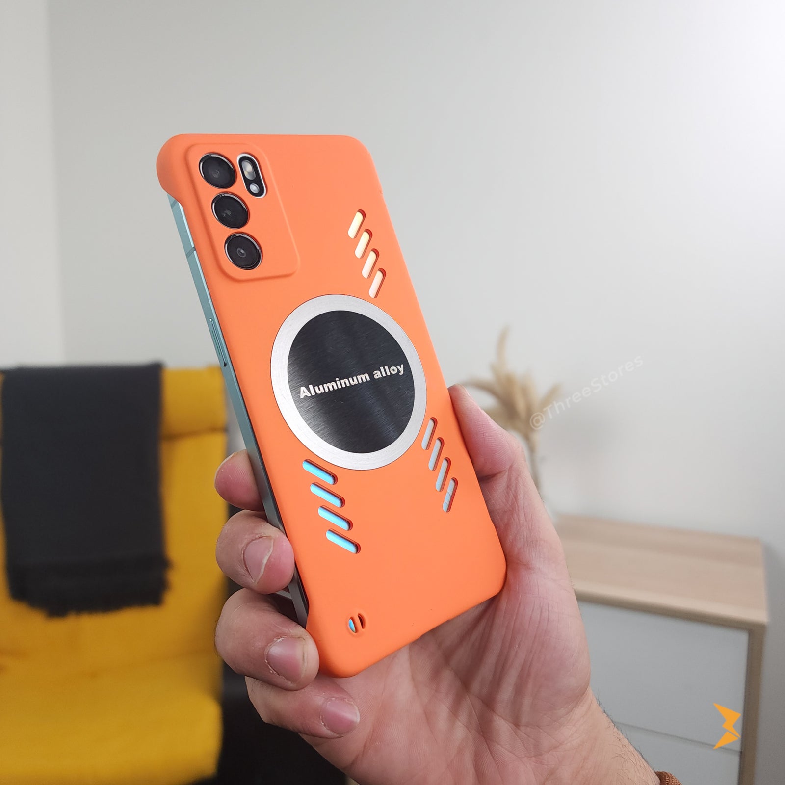 Frameless Cooling Magnetic Case Oppo Reno 6 5g