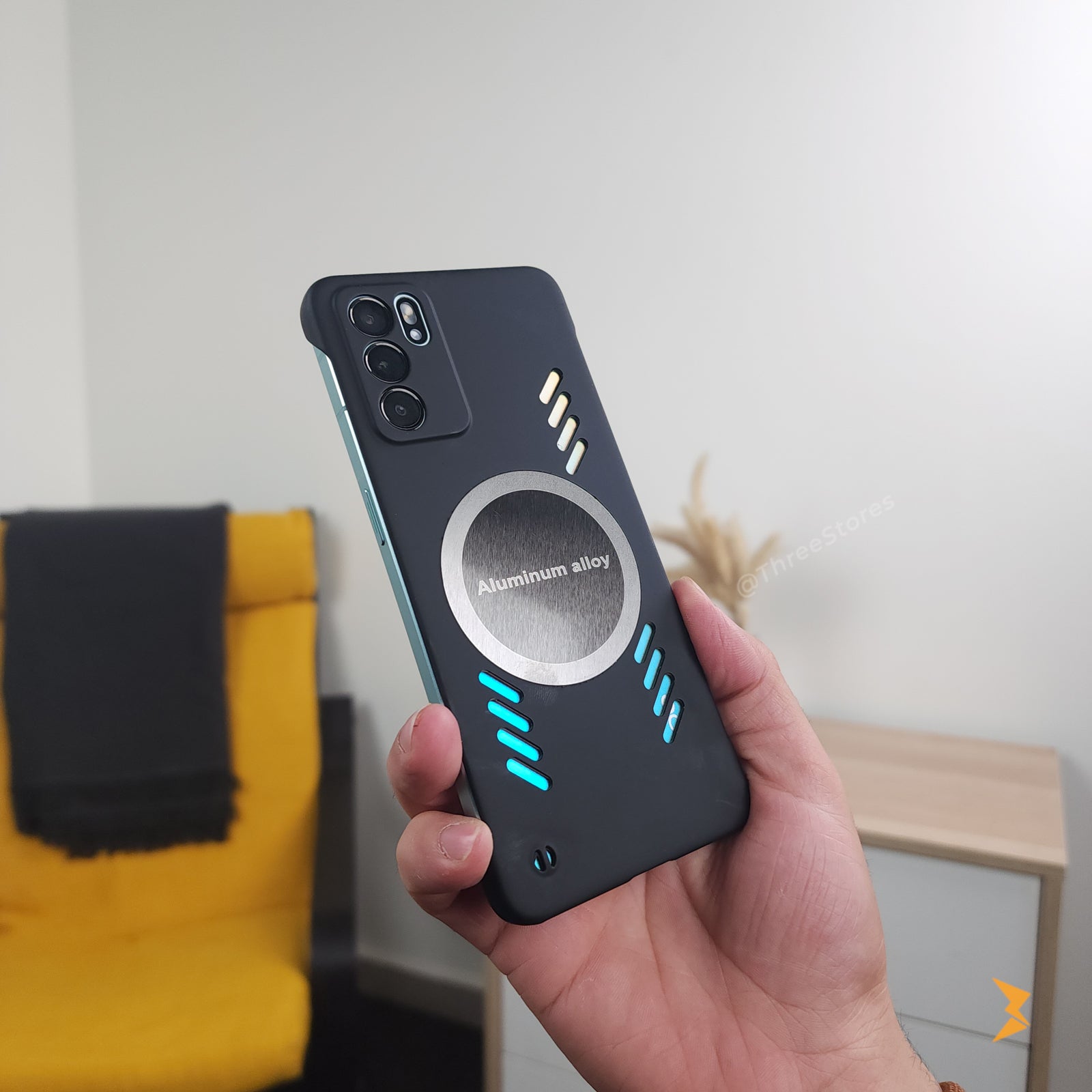 Frameless Cooling Magnetic Case Oppo Reno 6 5g