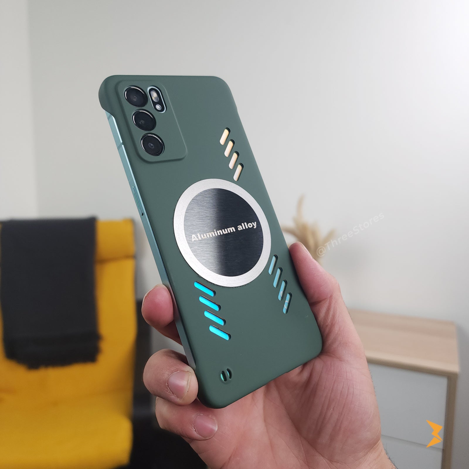 Frameless Cooling Magnetic Case Oppo Reno 6 5g