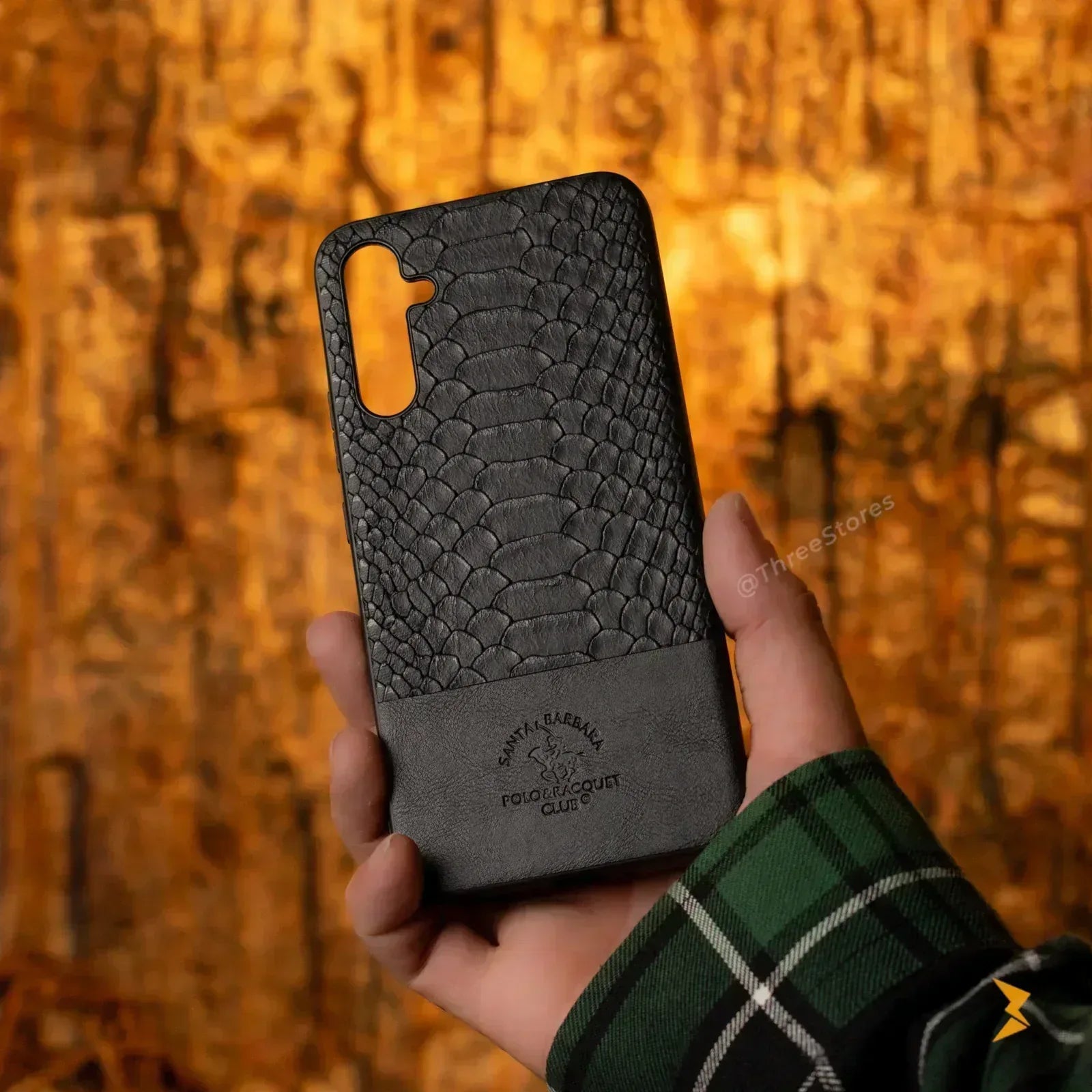 Santa Knight Leather Case Samsung A24 - Three