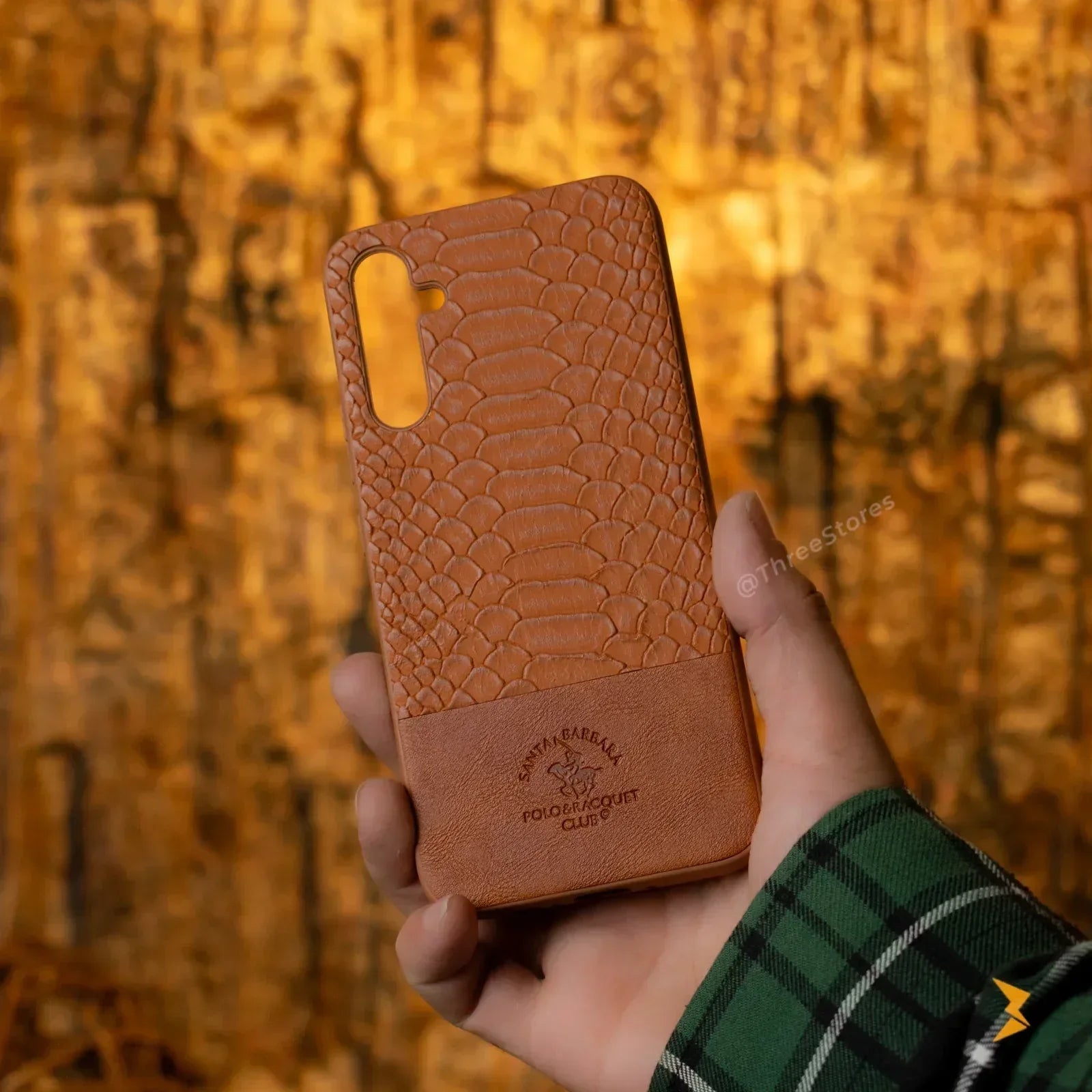 Santa Knight Leather Case Samsung A34 - Three