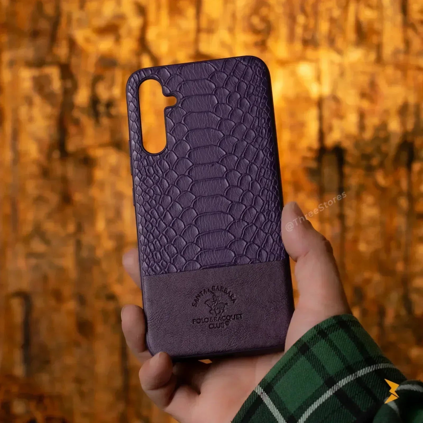 Santa Knight Leather Case Samsung A35 - Three