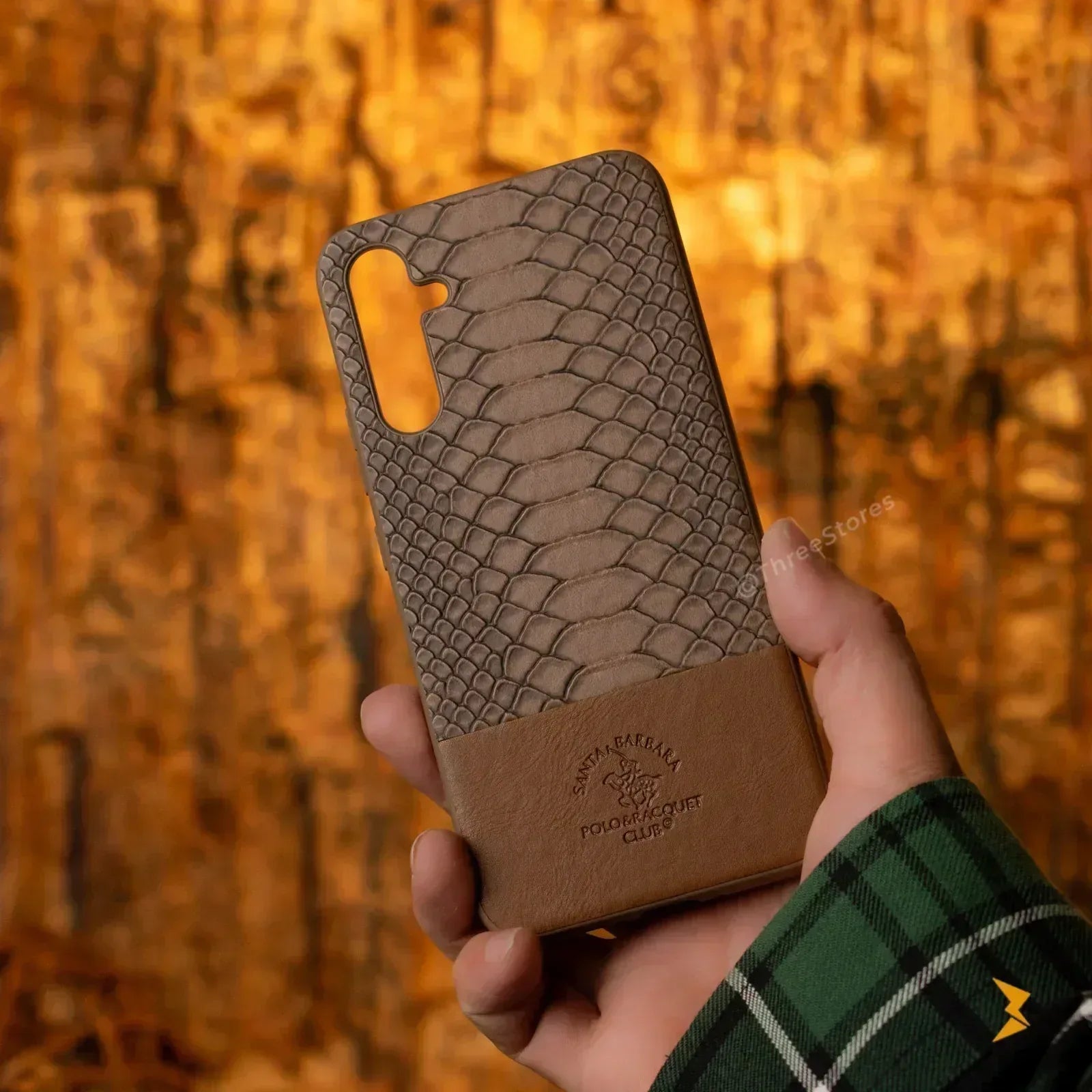 Santa Knight Leather Case Samsung A24 - Three