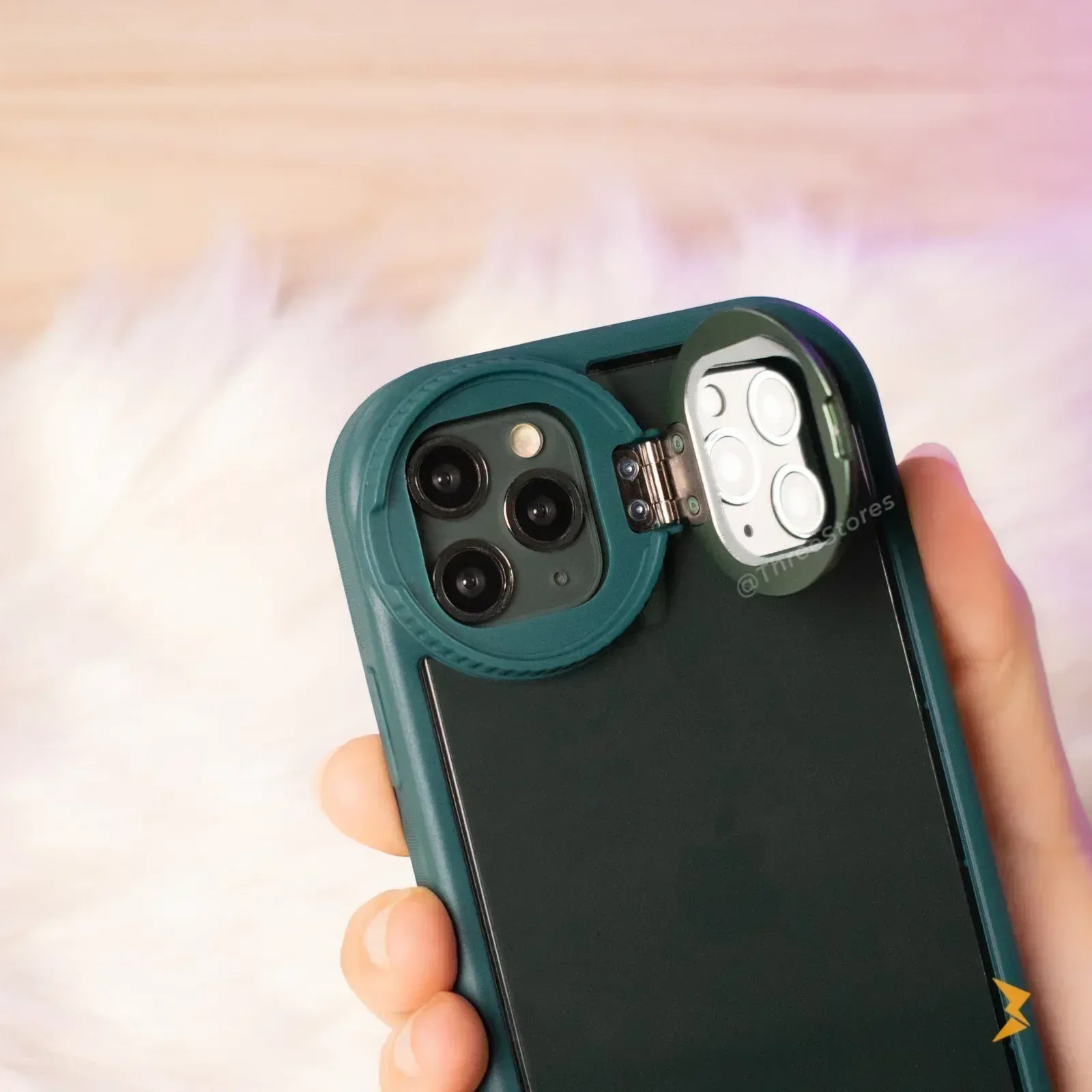 Acrylic Transparent Mirror Case iPhone 11 Pro Max - Three