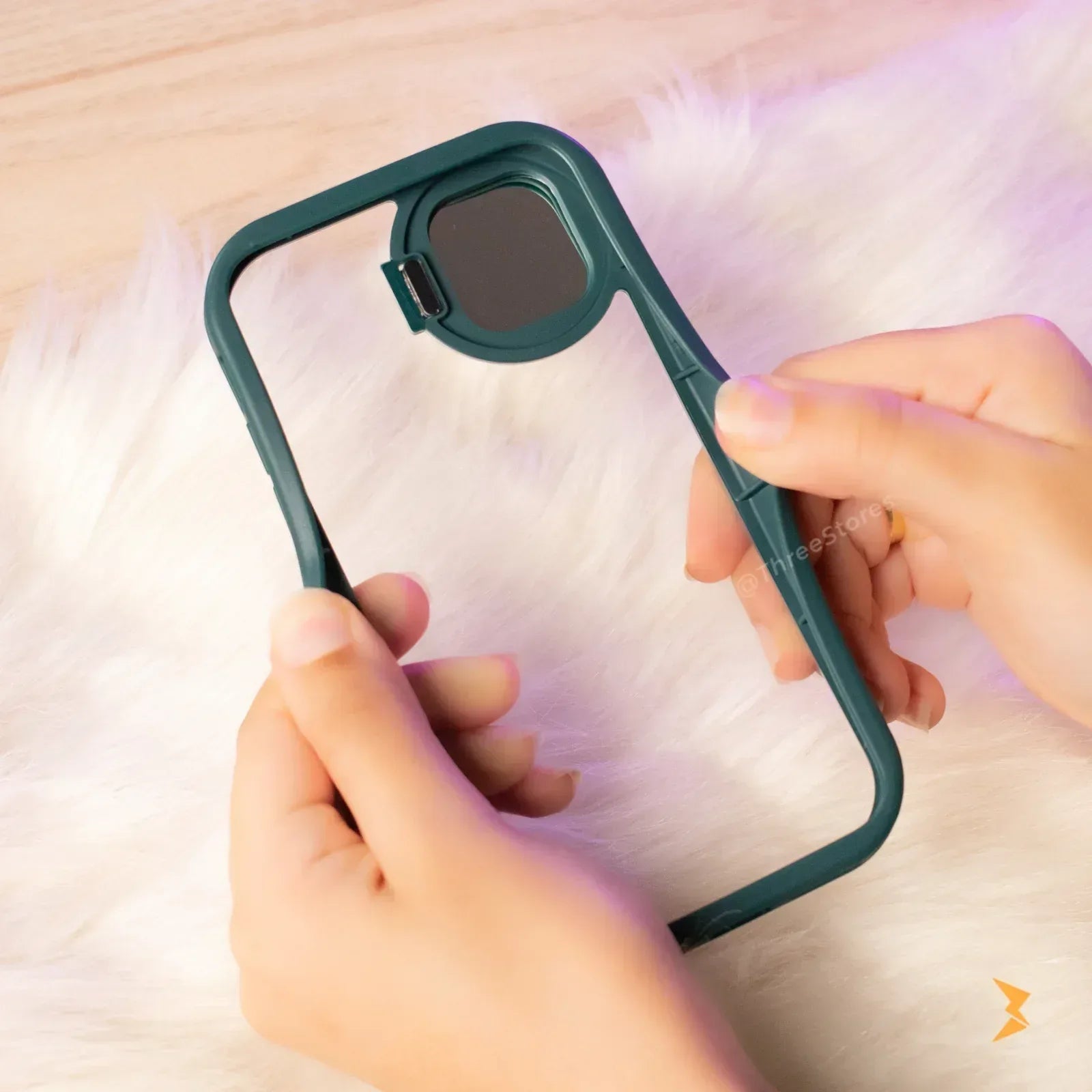 Acrylic Transparent Mirror Case iPhone 11 Pro Max - Three