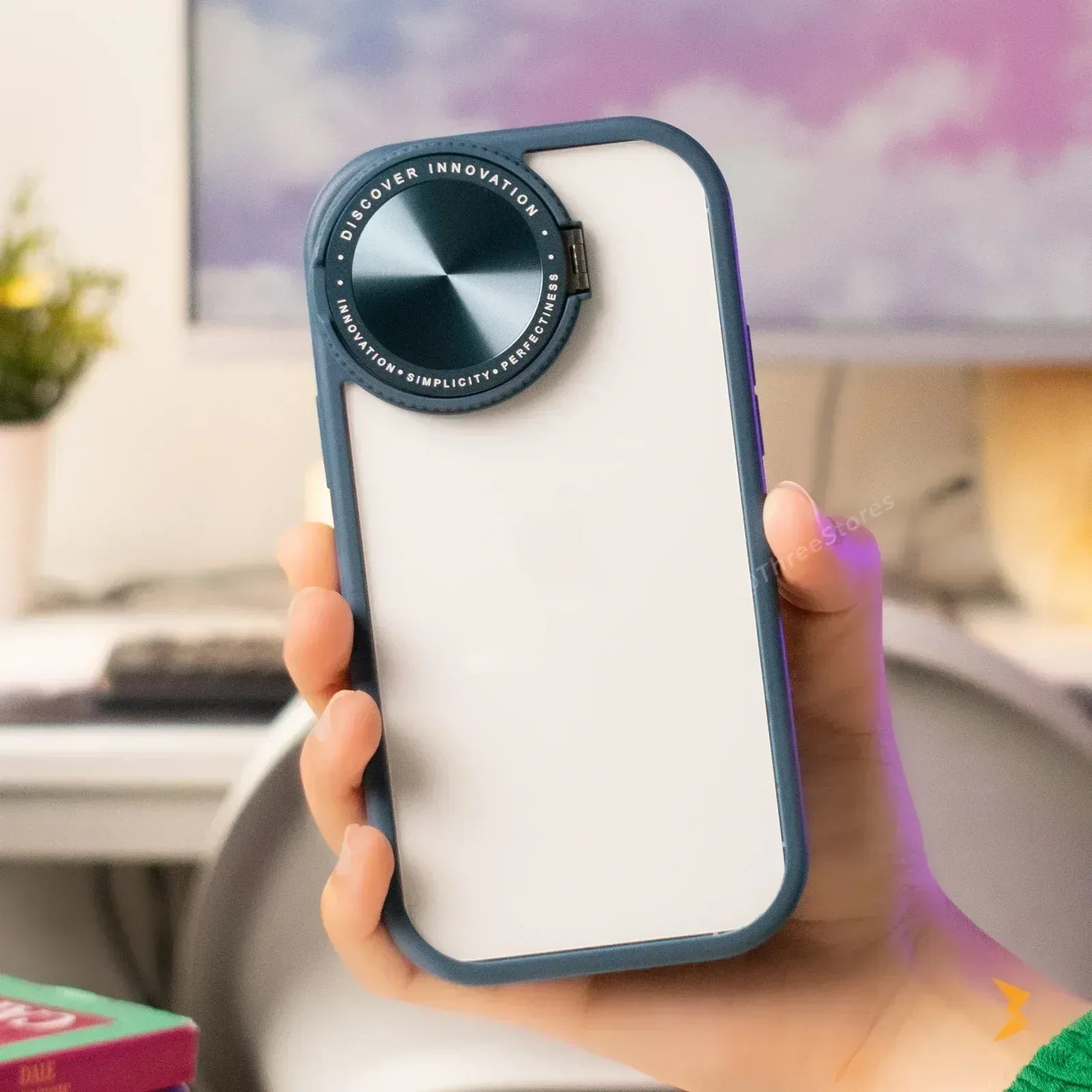 Acrylic Transparent Mirror Case iPhone 13 Pro Max - Three