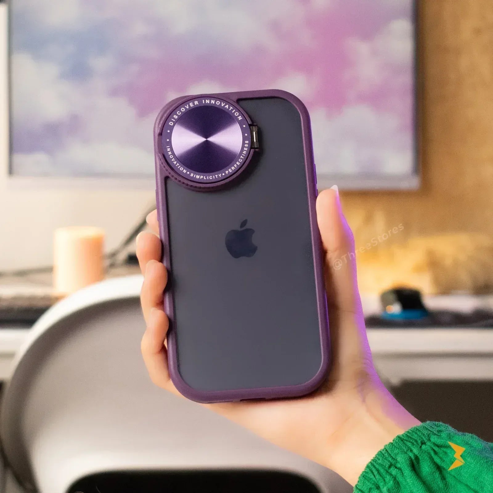 Acrylic Transparent Mirror Case iPhone 14 Pro Max - Three