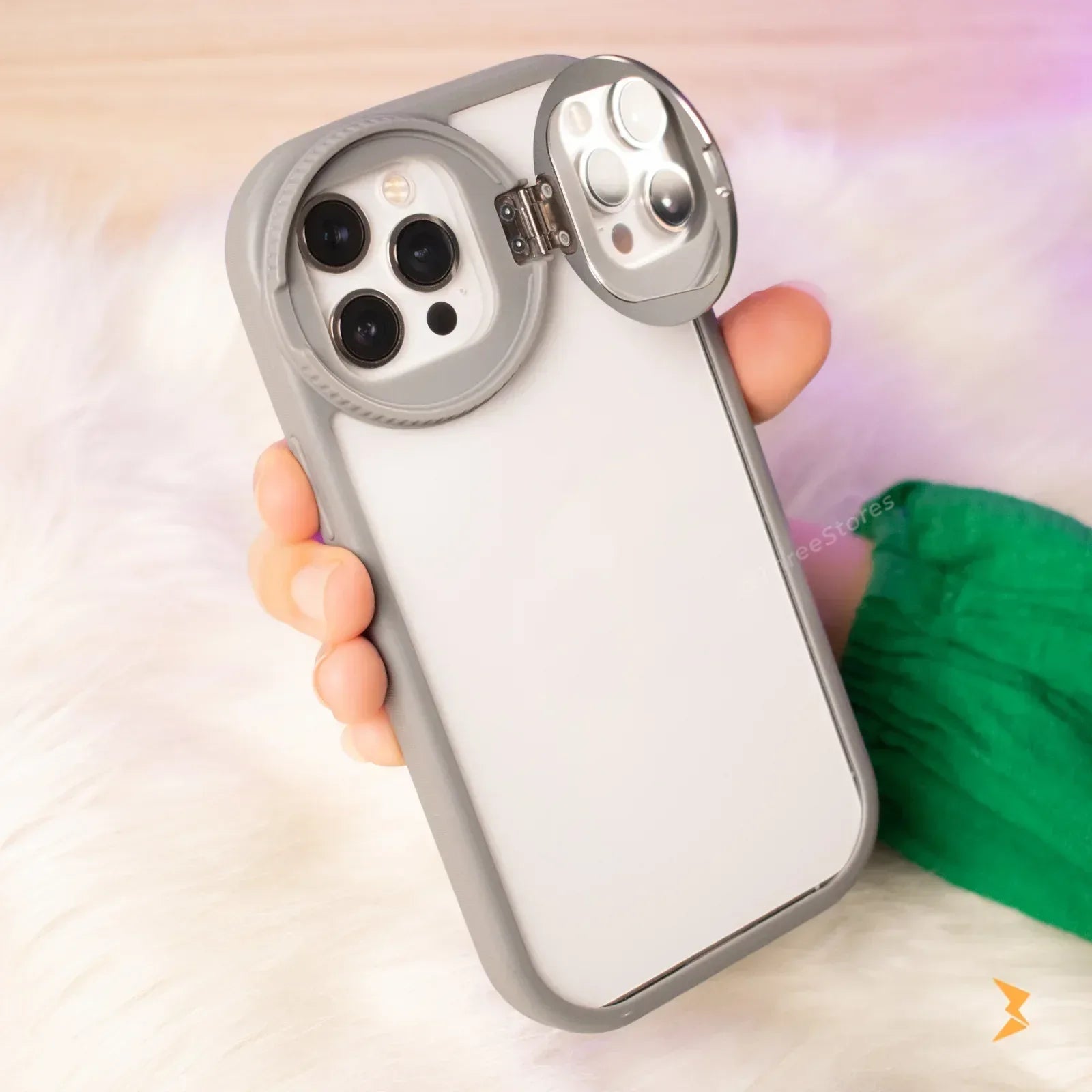 Acrylic Transparent Mirror Case iPhone 11 Pro Max - Three