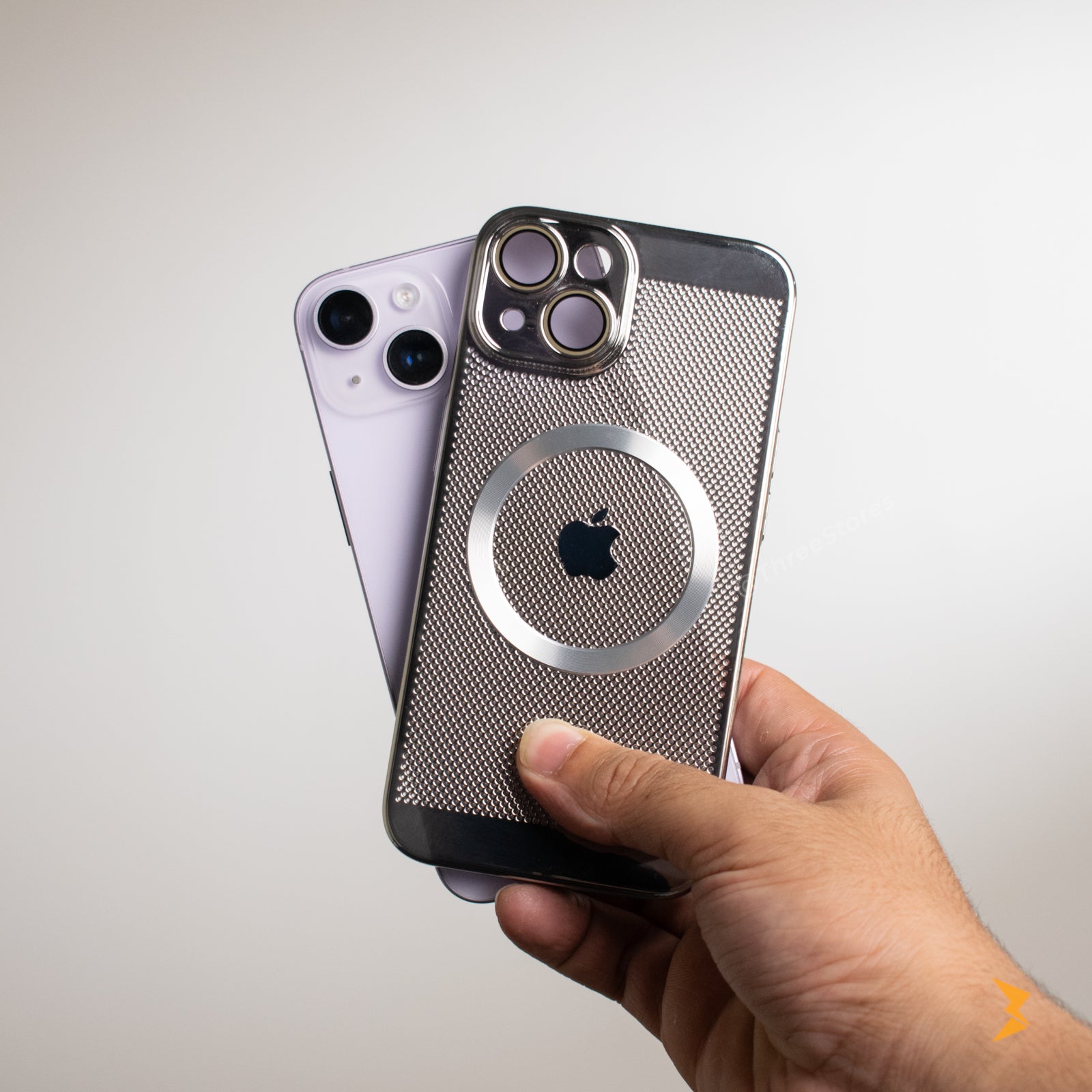 Metalic Grid Magsafe Case iPhone 13