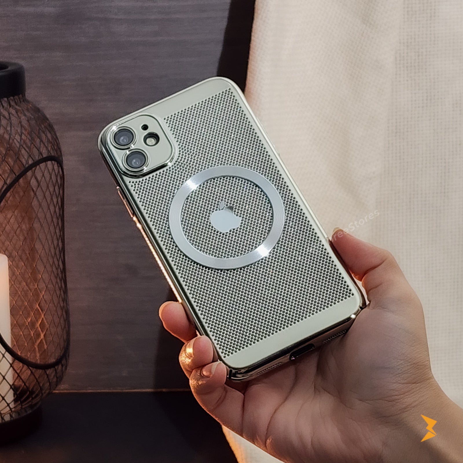 Metalic Grid Magsafe Case iPhone 12