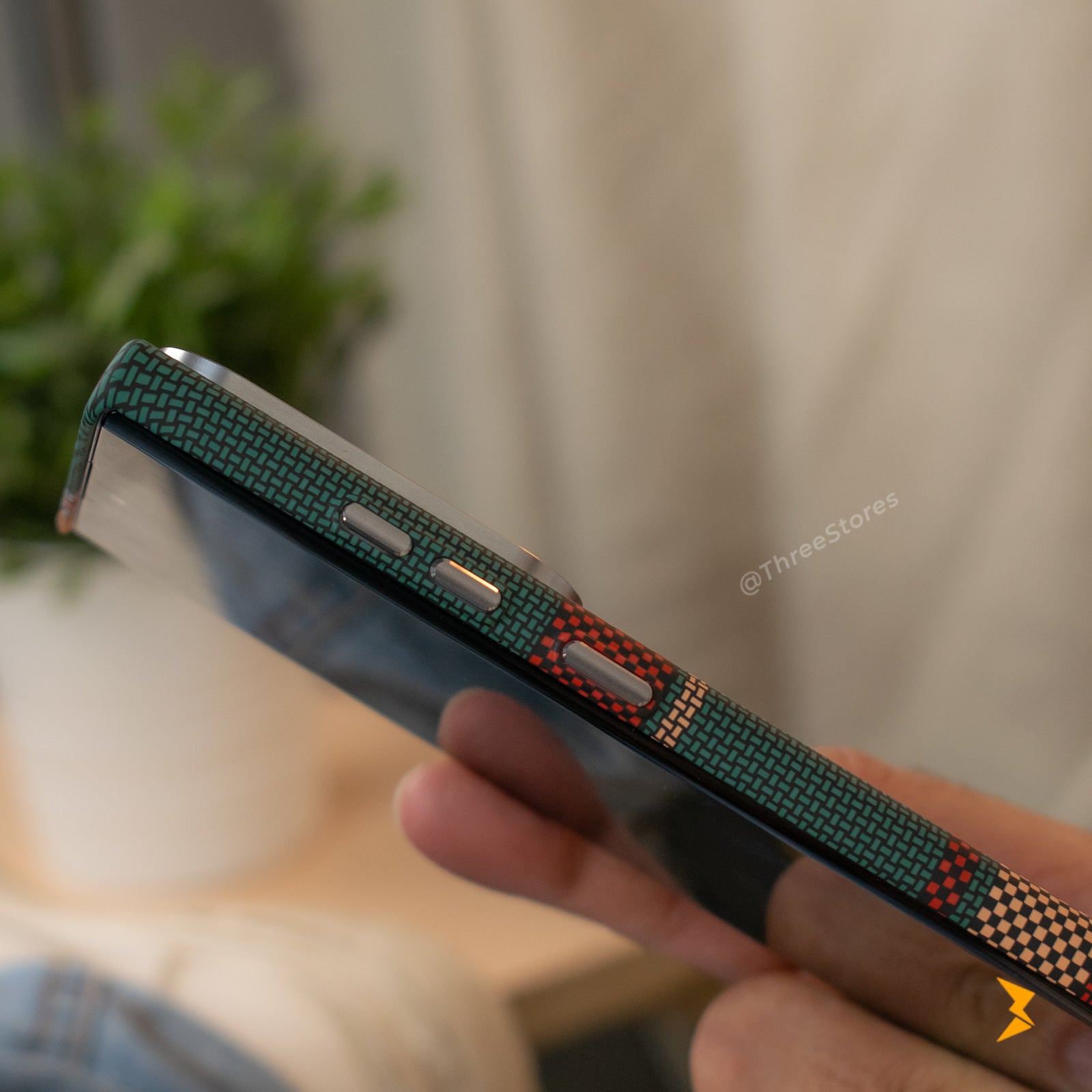 Warm Flannel Plaid Cloth Case Samsung S24 Ultra