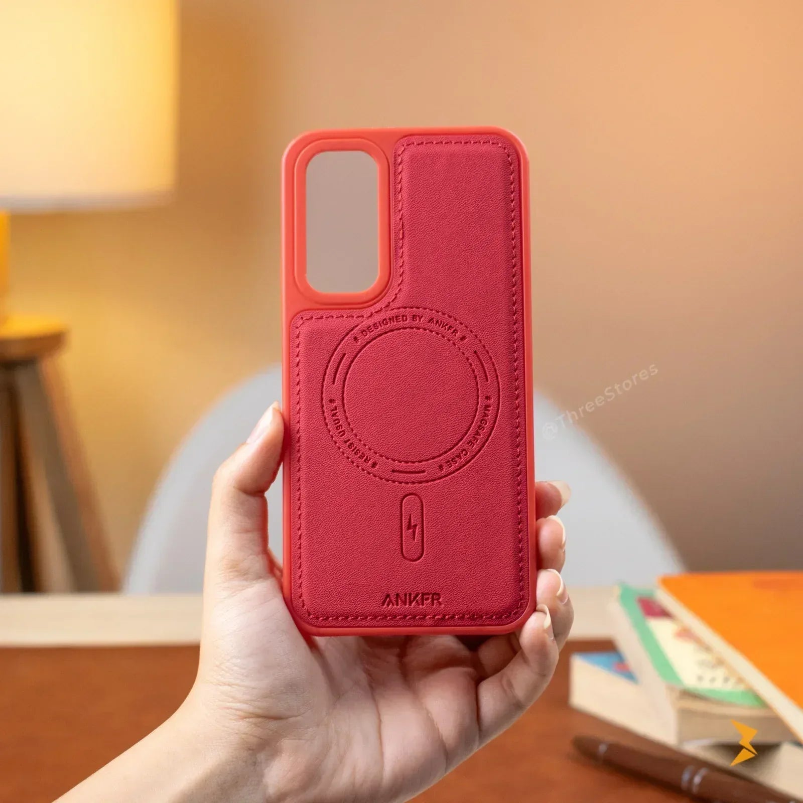 Usual Leather Case Samsung A54 - Three