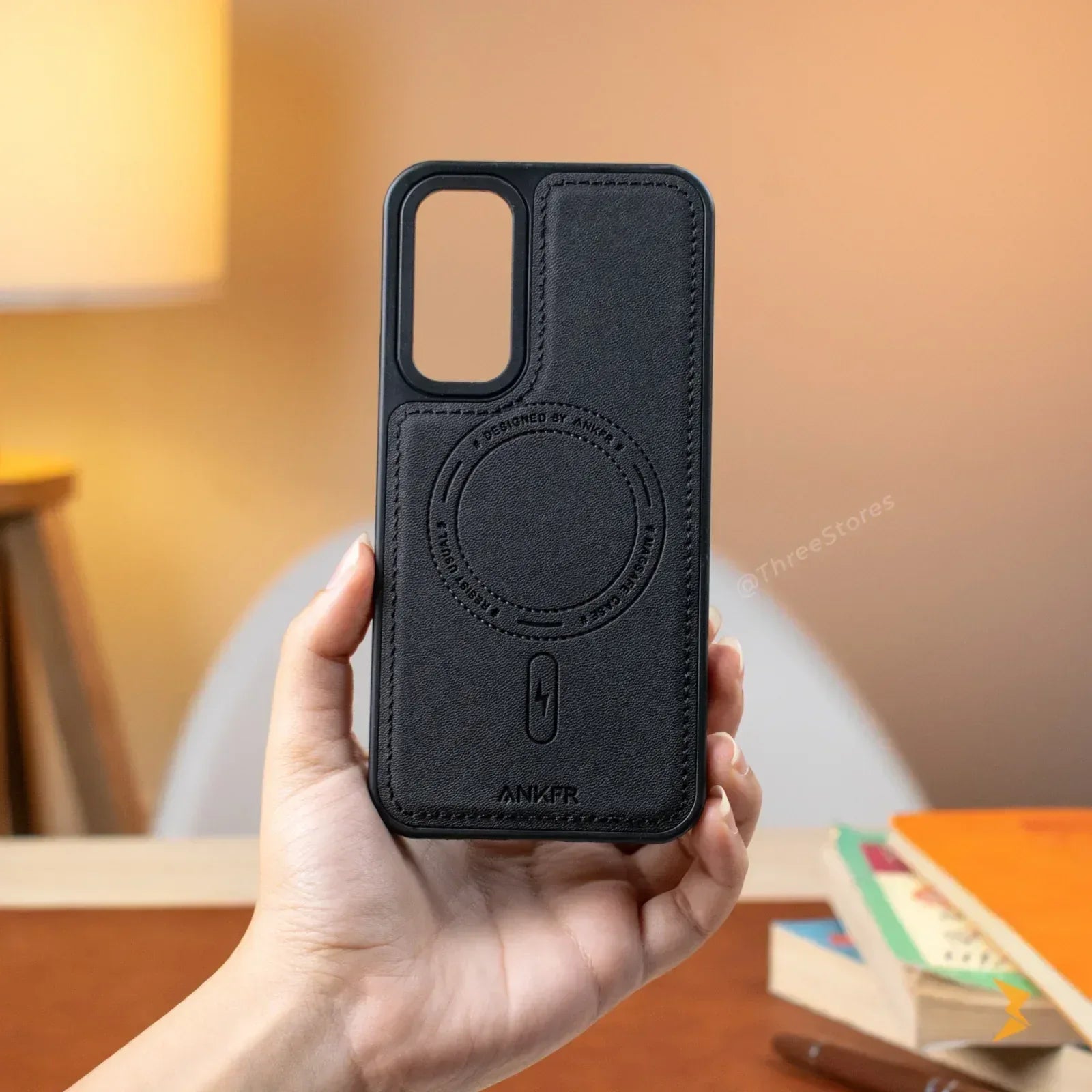 Usual Leather Case Samsung A34 - Three