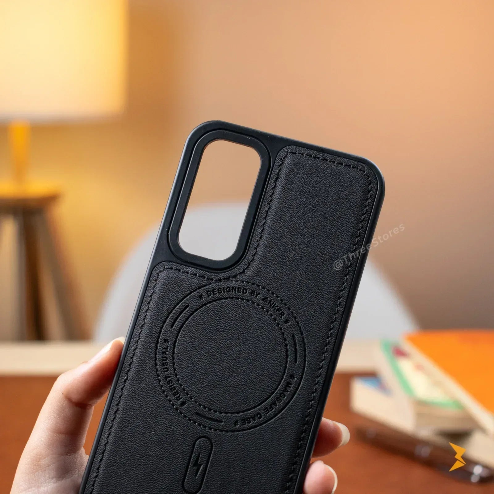 Usual Leather Case Samsung A34 - Three