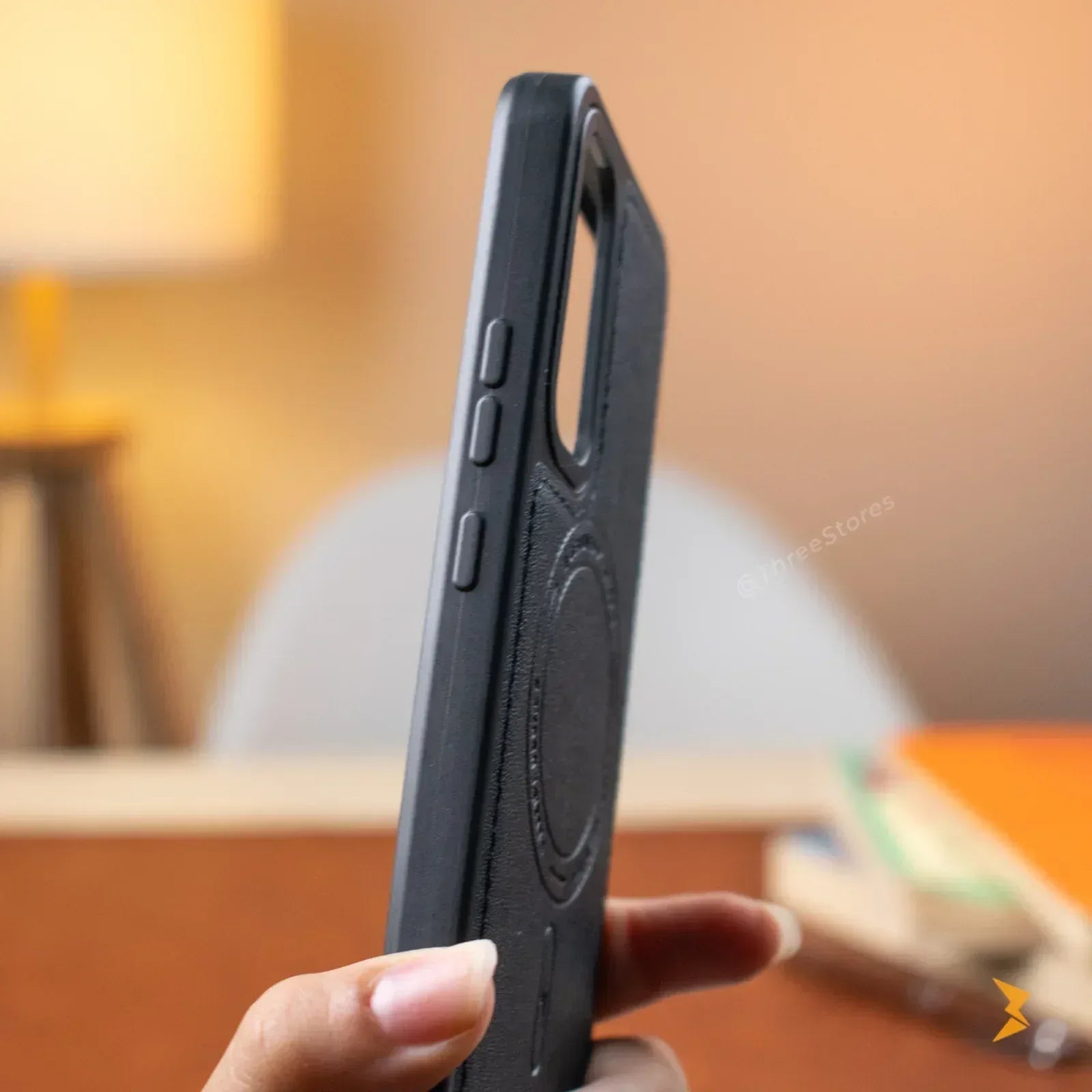 Usual Leather Case Samsung A54 - Three