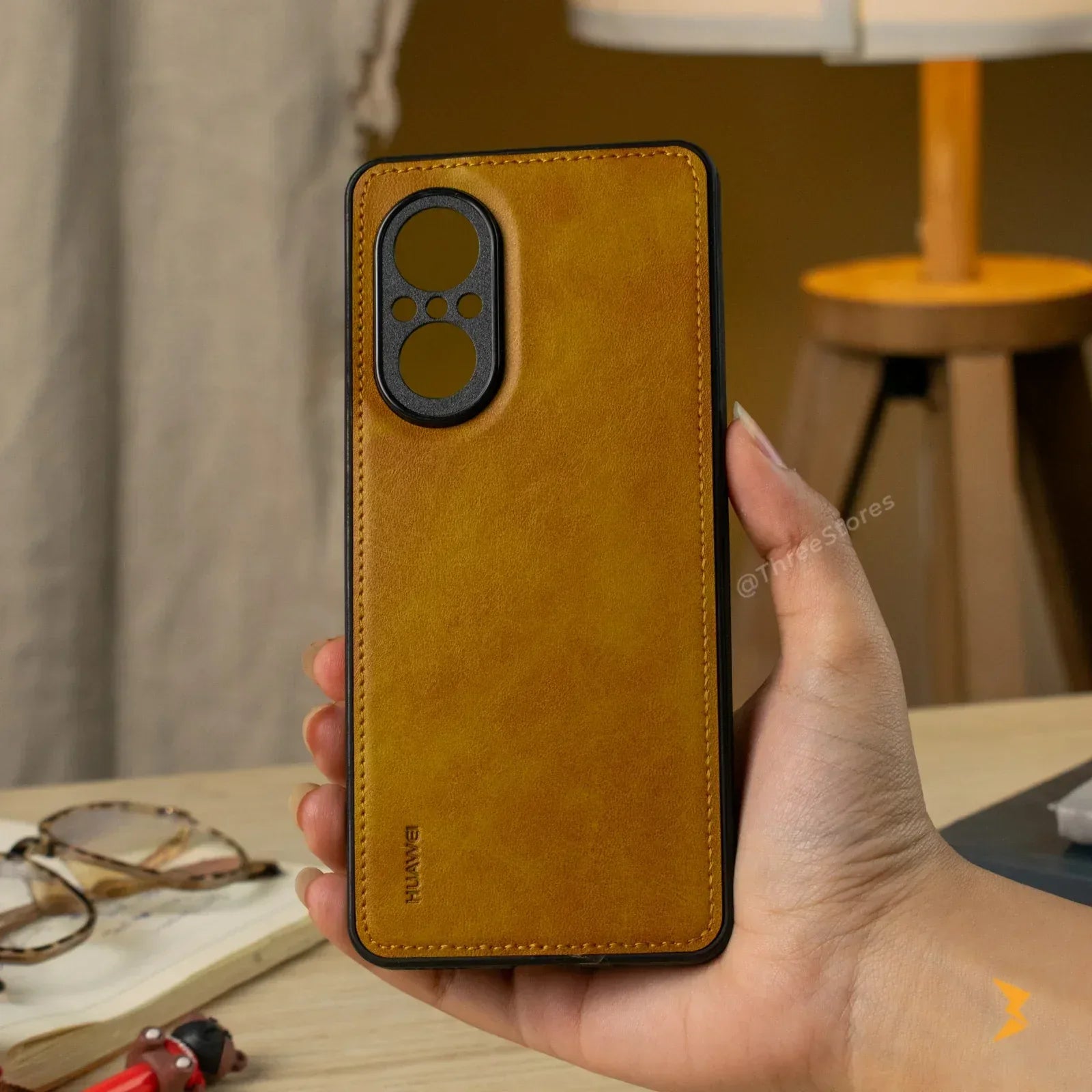 Cradle Leather Case Huawei Nova 9 SE - Three