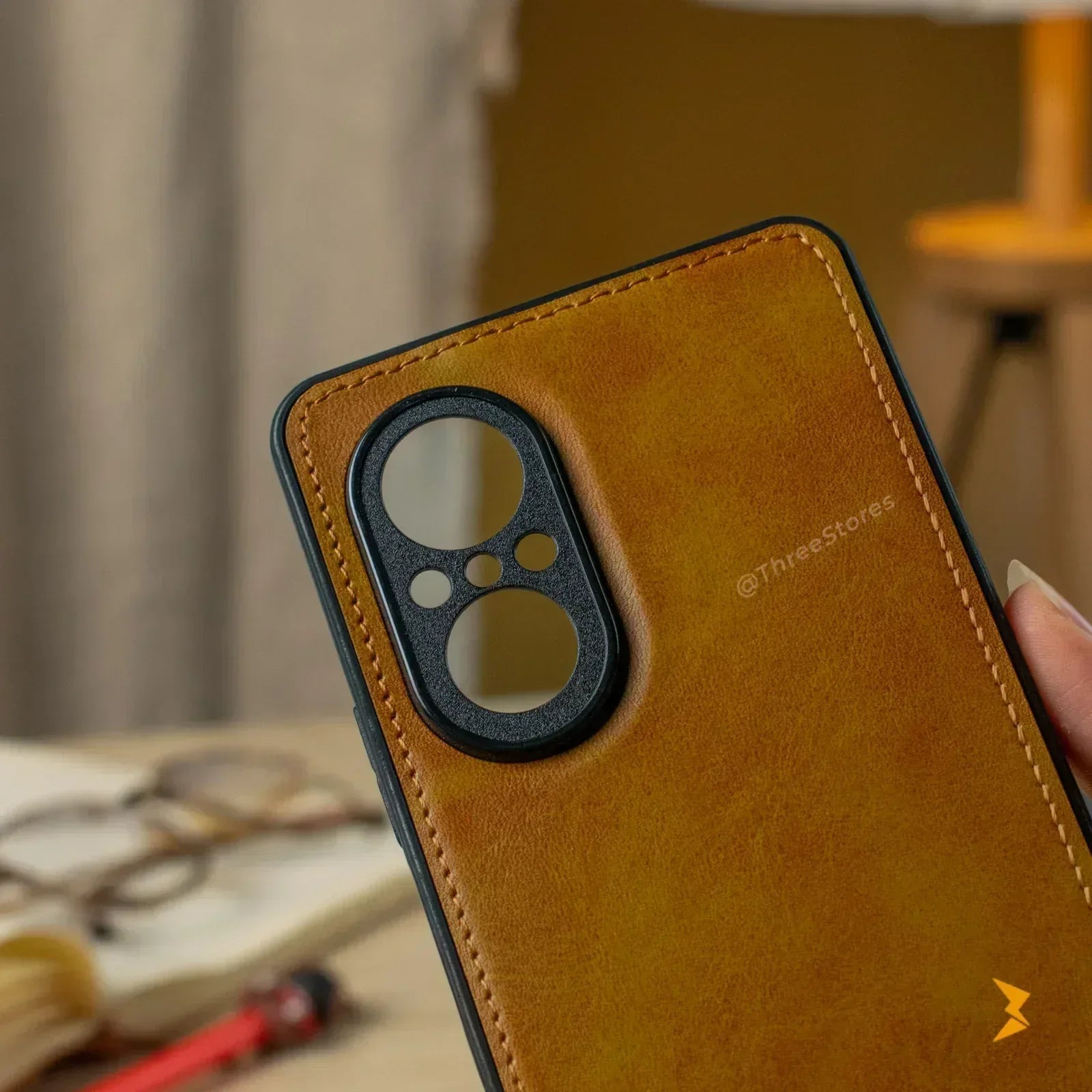 Cradle Leather Case Huawei Nova 9 SE - Three