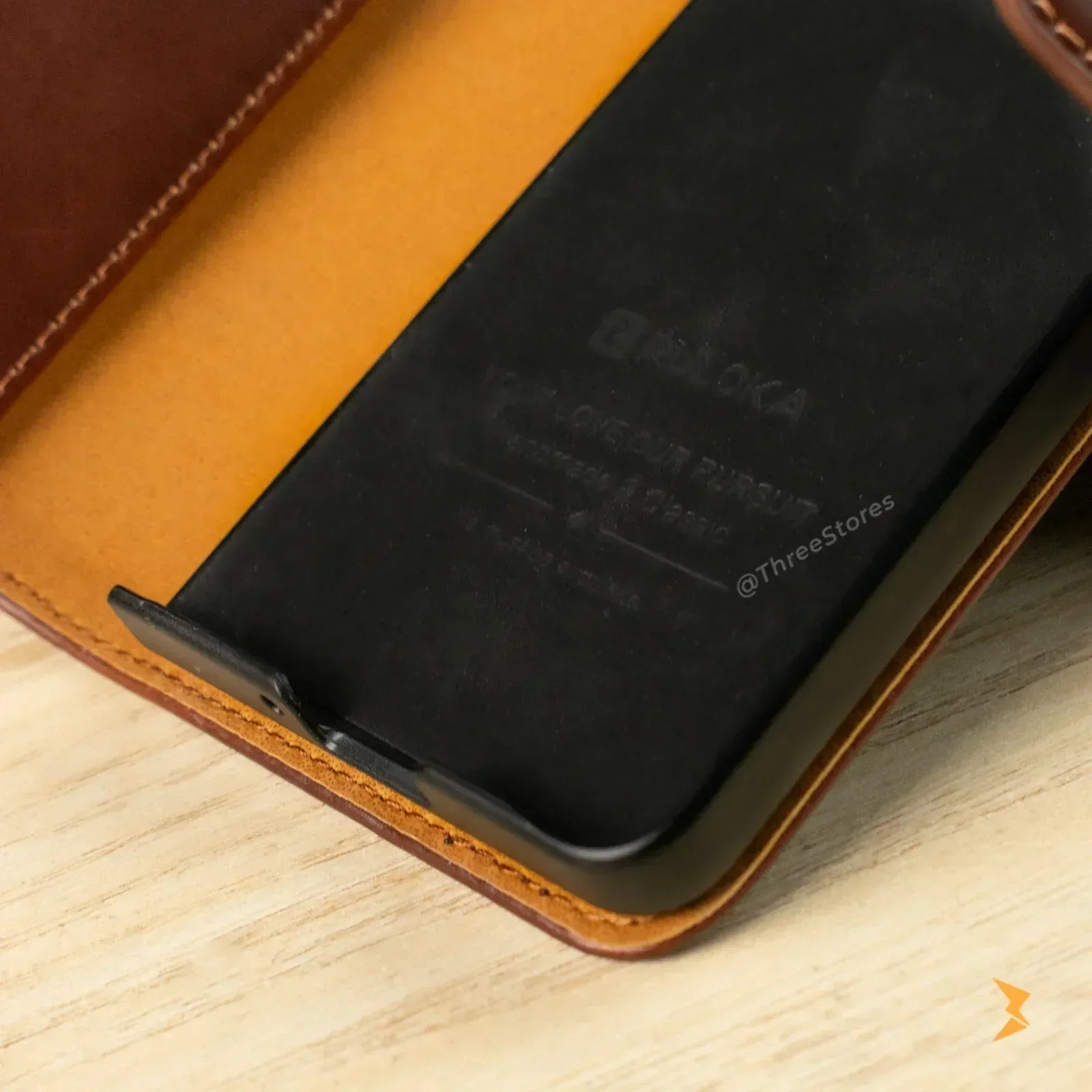 New Puloka Leather Wallet Case Samsung Z Fold 5 - Three