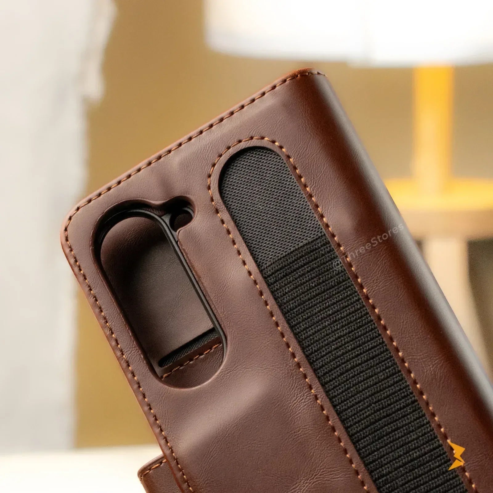 New Puloka Leather Wallet Case Samsung Z Fold 5 - Three