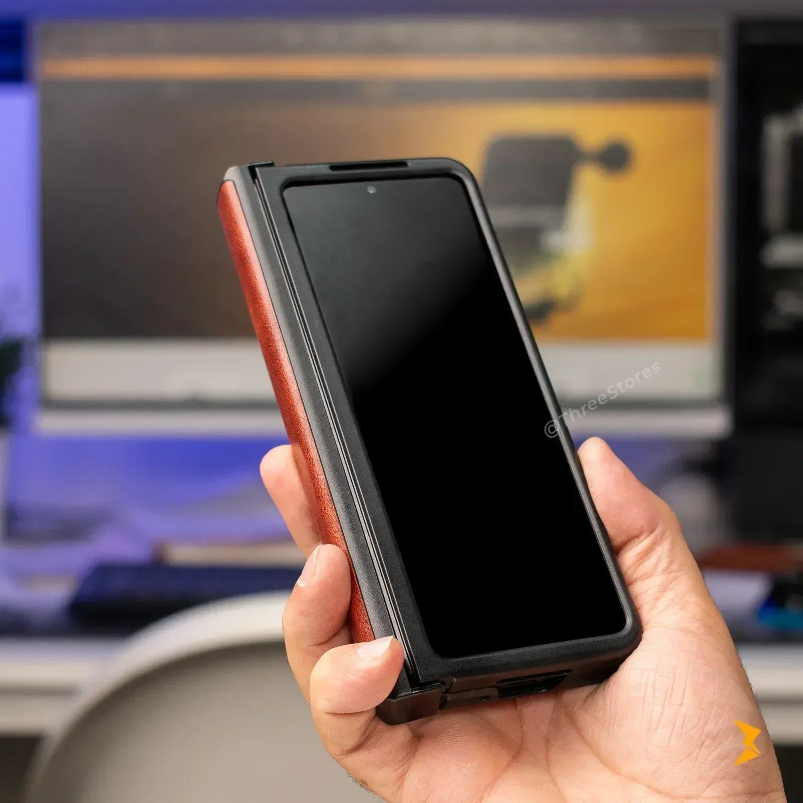 Buenos Leather Case Samsung Z Fold 4 - Three