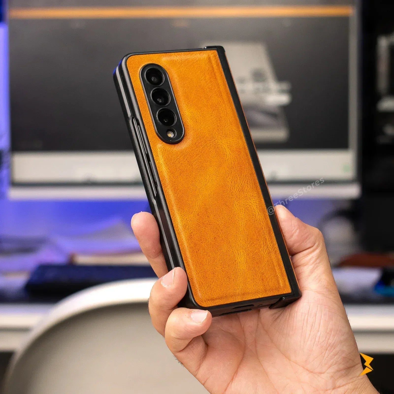 Buenos Leather Case Samsung Z Fold 4 - Three