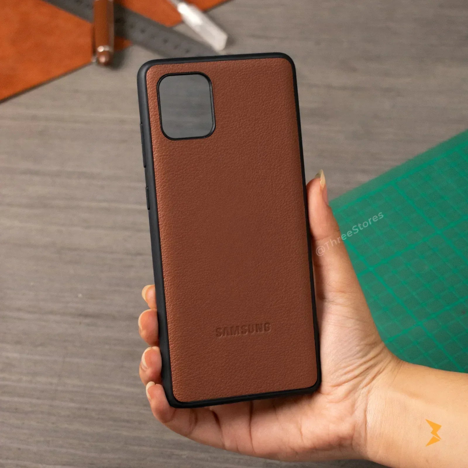 Prestige Leather Case Samsung Note 10 Lite - Three