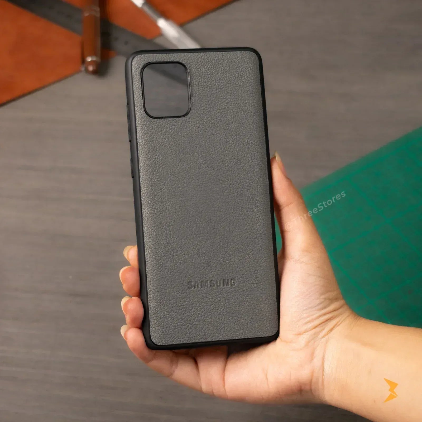 Prestige Leather Case Samsung Note 10 Lite - Three