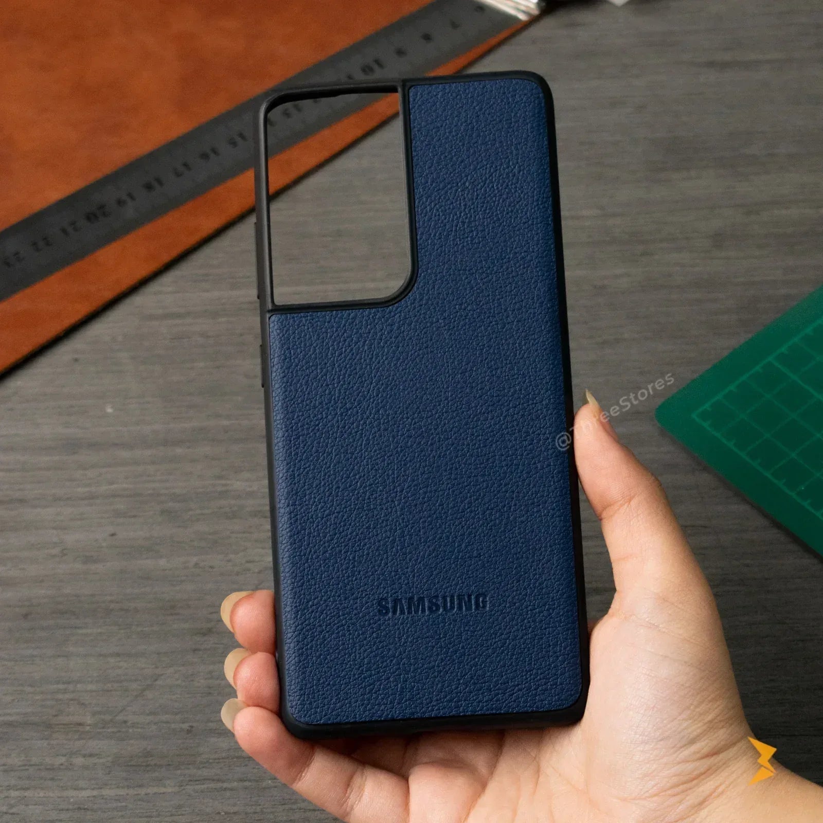 Prestige Leather Case Samsung S21 Ultra - Three