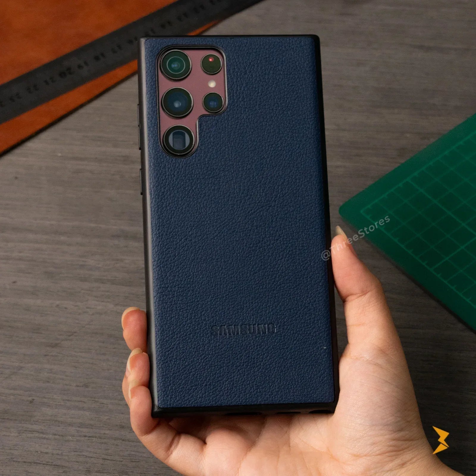 Prestige Leather Case Samsung S22 Ultra - Three