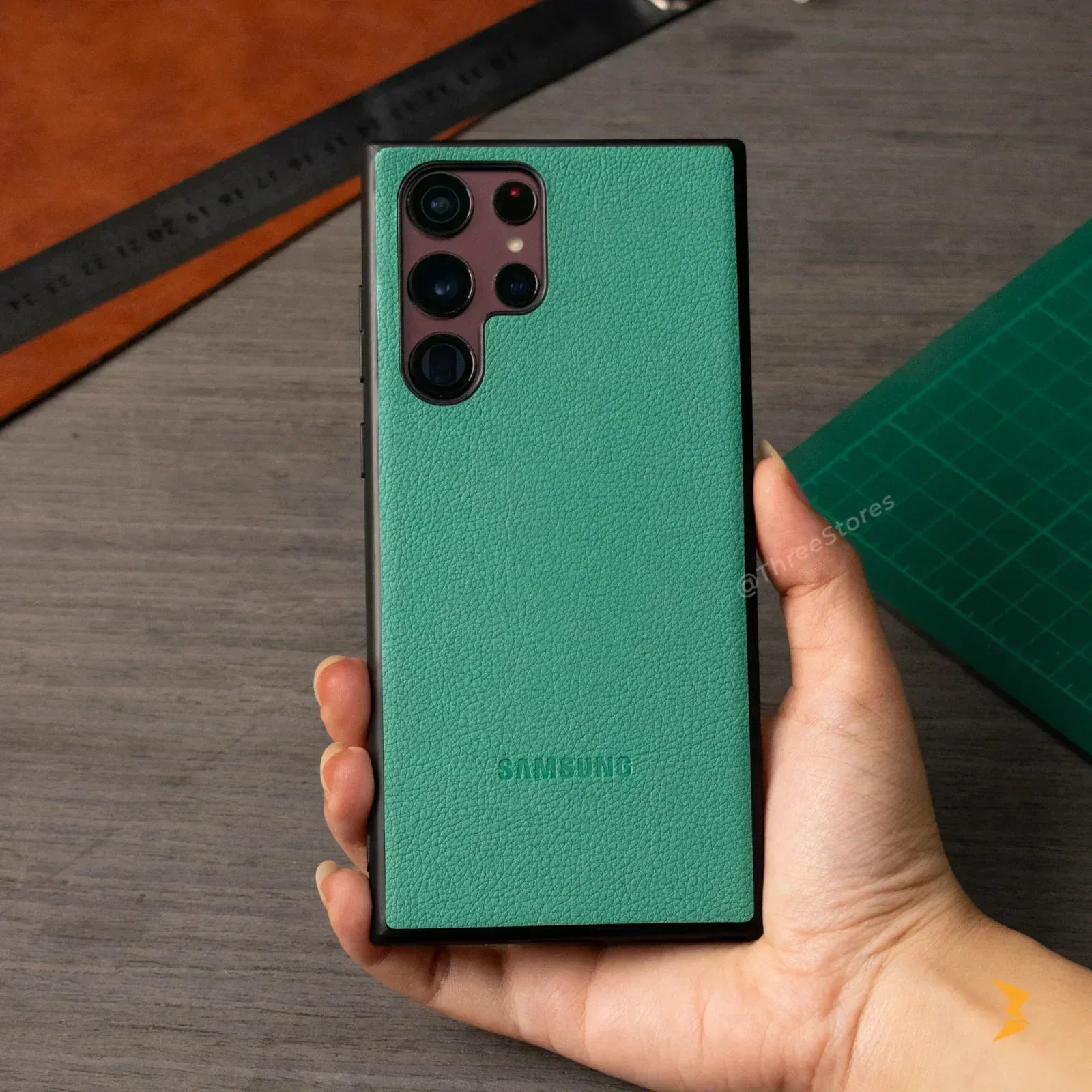 Prestige Leather Case Samsung S23 Ultra - Three