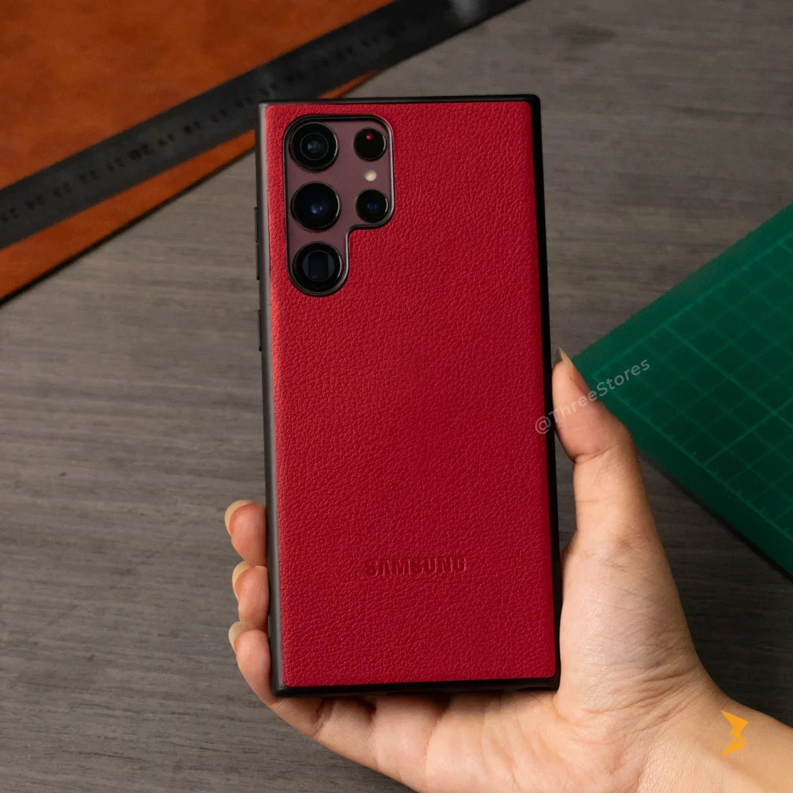 Prestige Leather Case Samsung S23 Ultra - Three