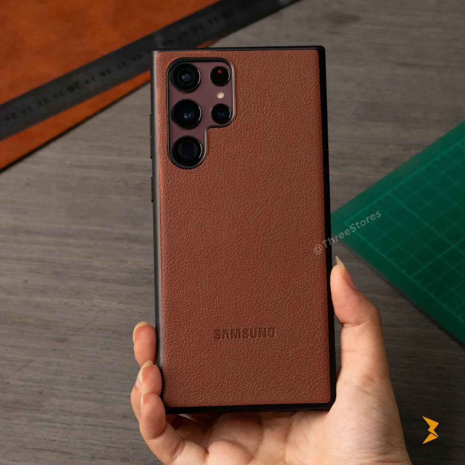 Prestige Leather Case Samsung S22 Ultra - Three