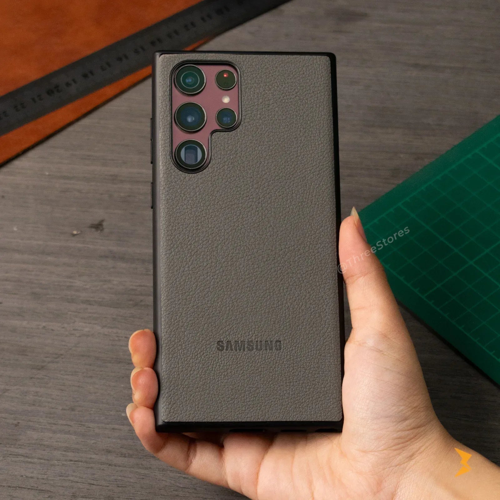 Prestige Leather Case Samsung S23 Ultra - Three