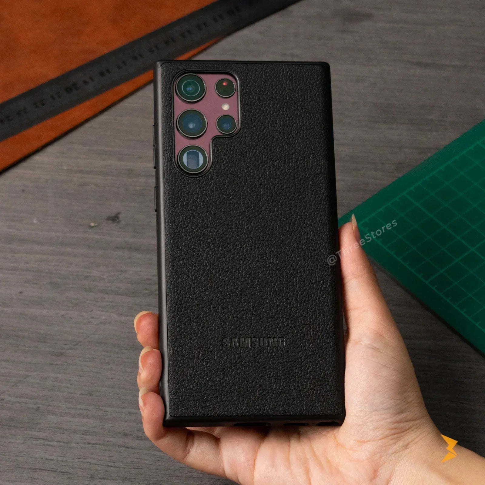 Prestige Leather Case Samsung S23 Ultra - Three