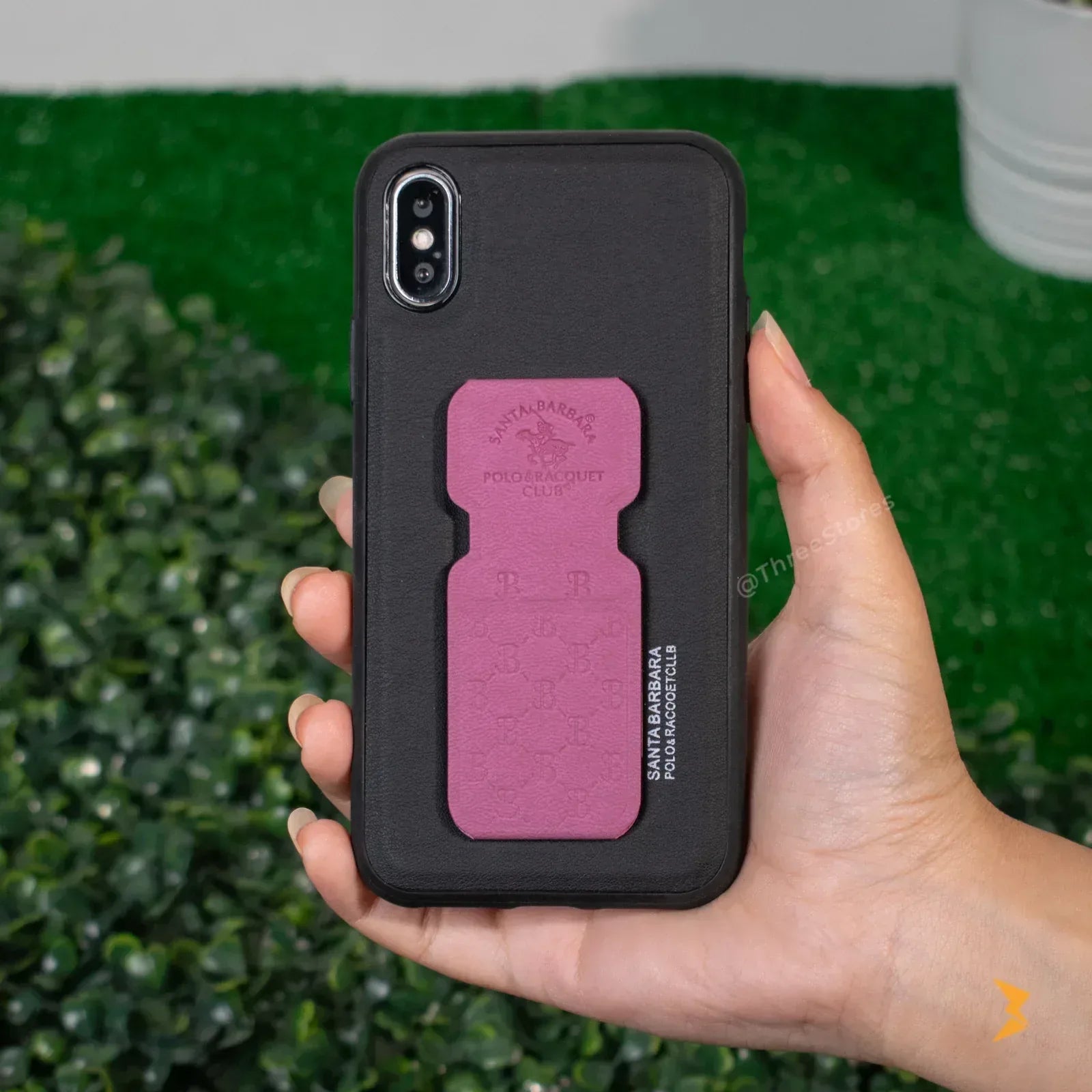 Santa Colored Holder Case iPhone X - Three