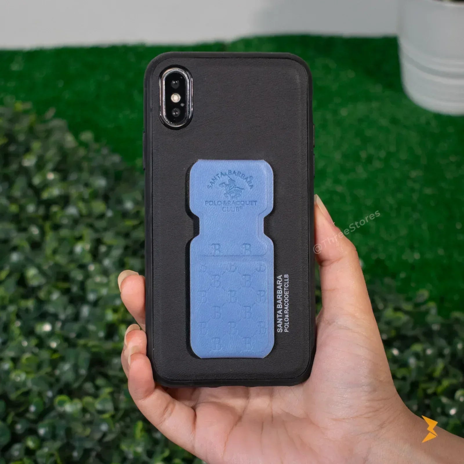 Santa Colored Holder Case iPhone X - Three