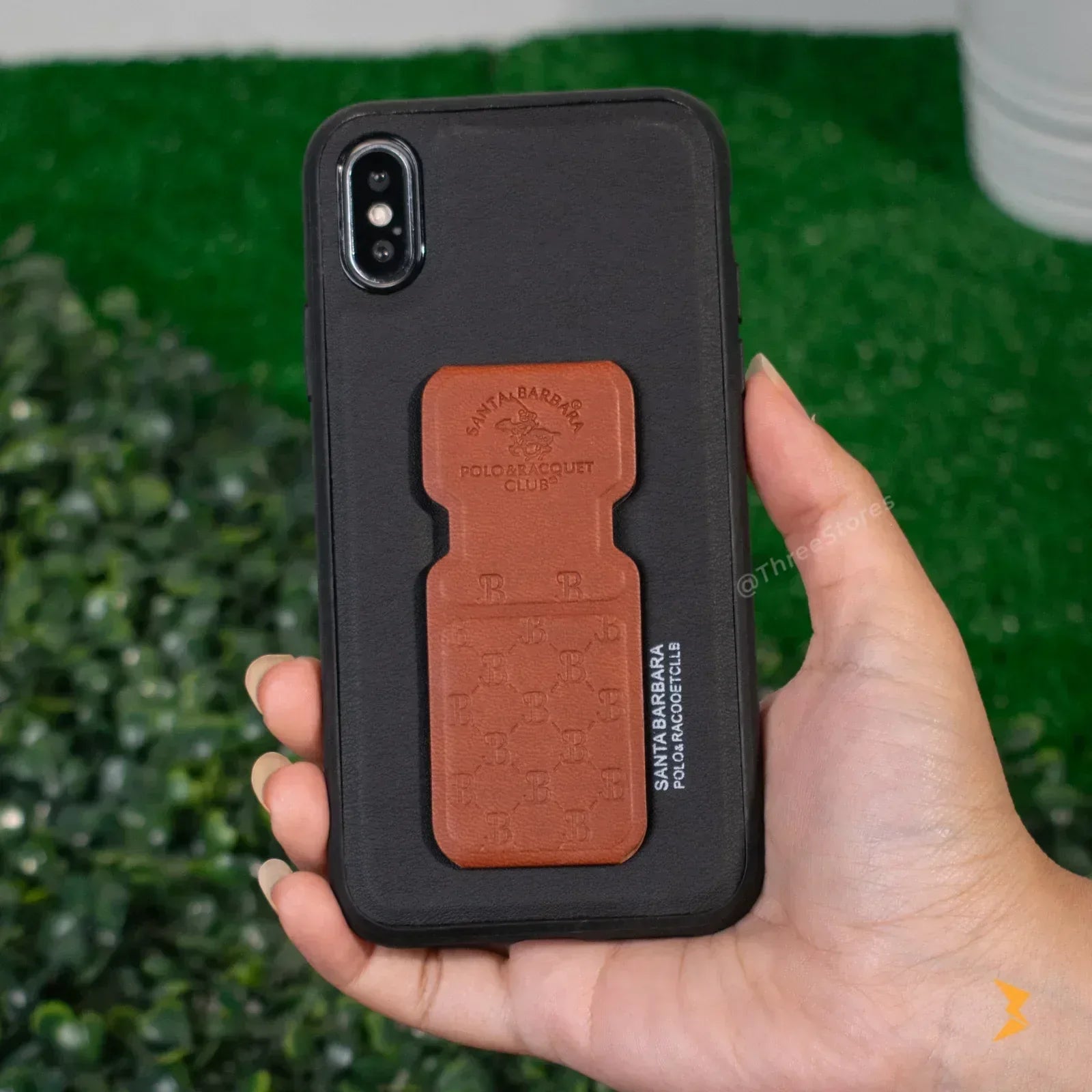 Santa Colored Holder Case iPhone X - Three