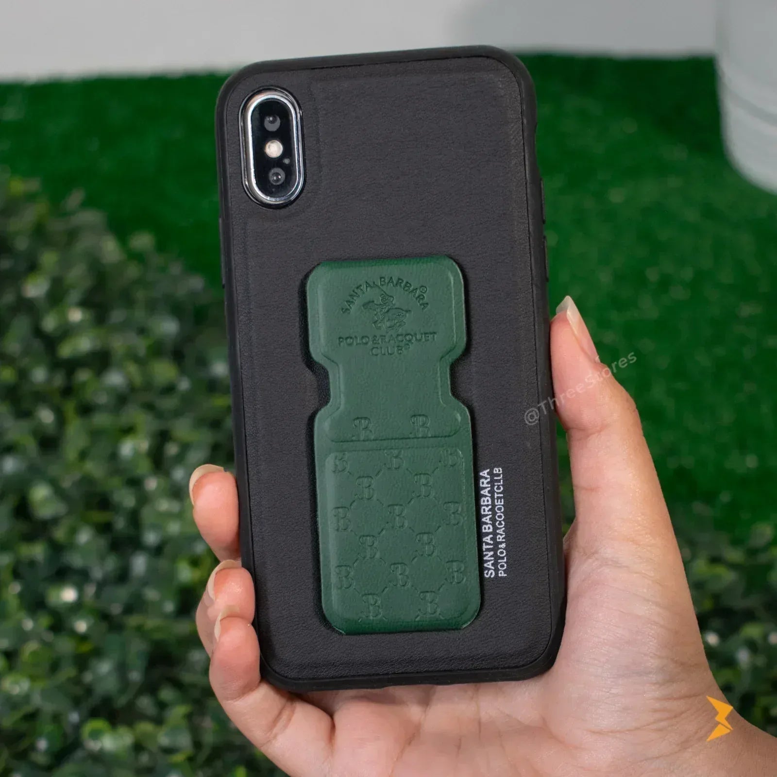 Santa Colored Holder Case iPhone X - Three