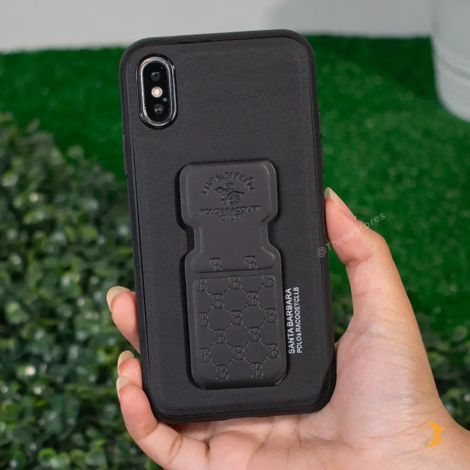 Santa Colored Holder Case iPhone X - Three