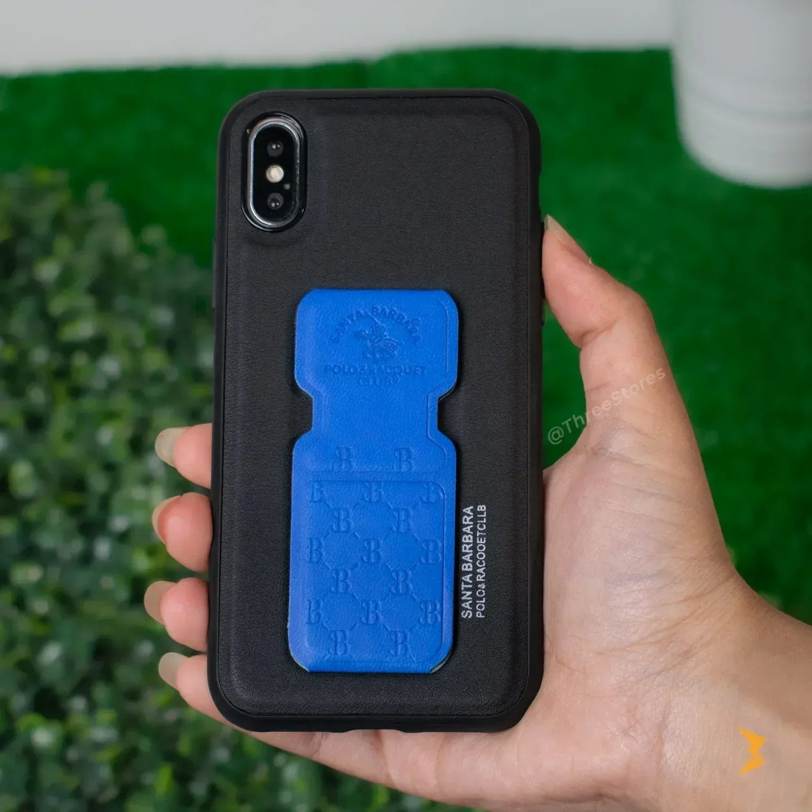 Santa Colored Holder Case iPhone X - Three