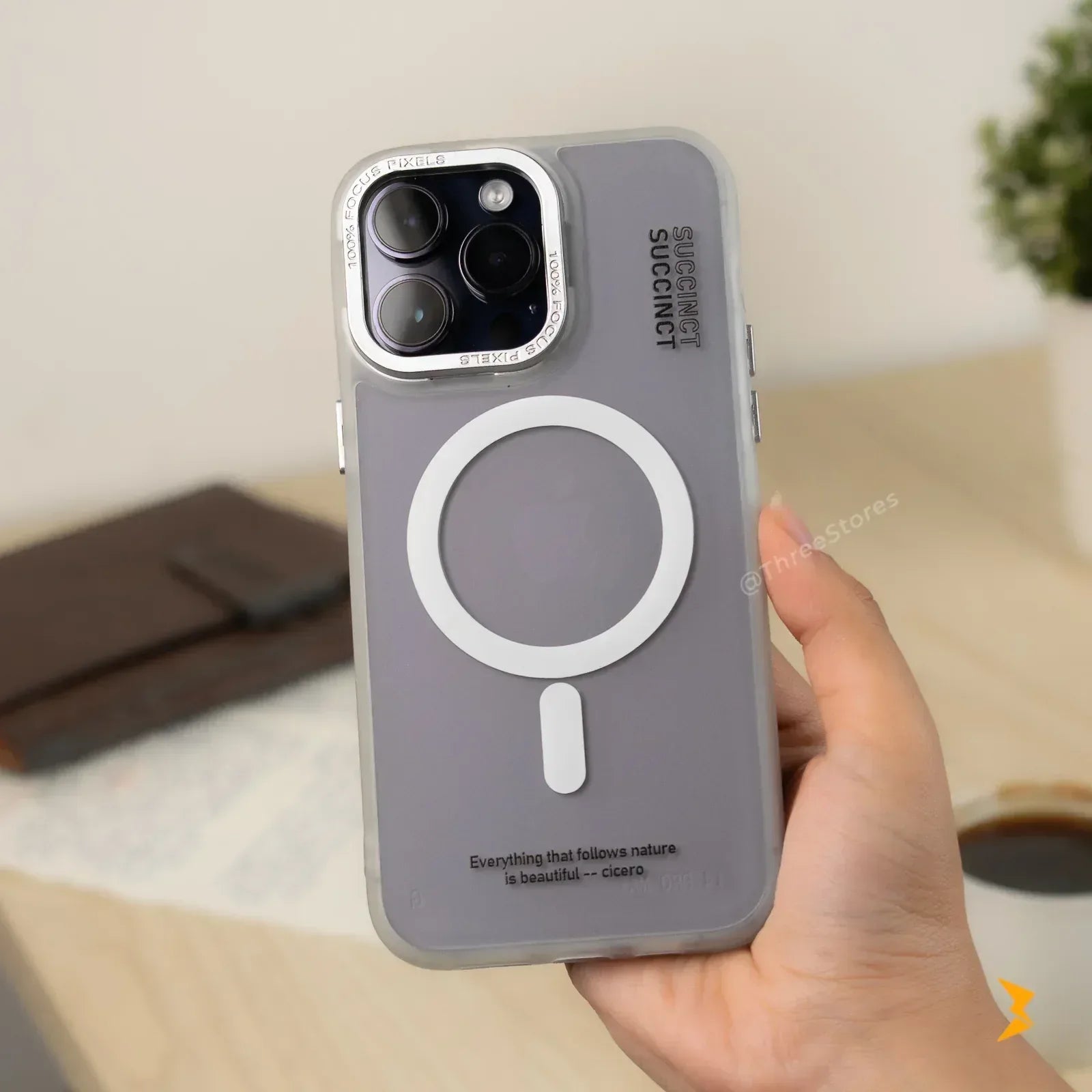 South Korea Magnetic Case iPhone 15 Pro Max - Three