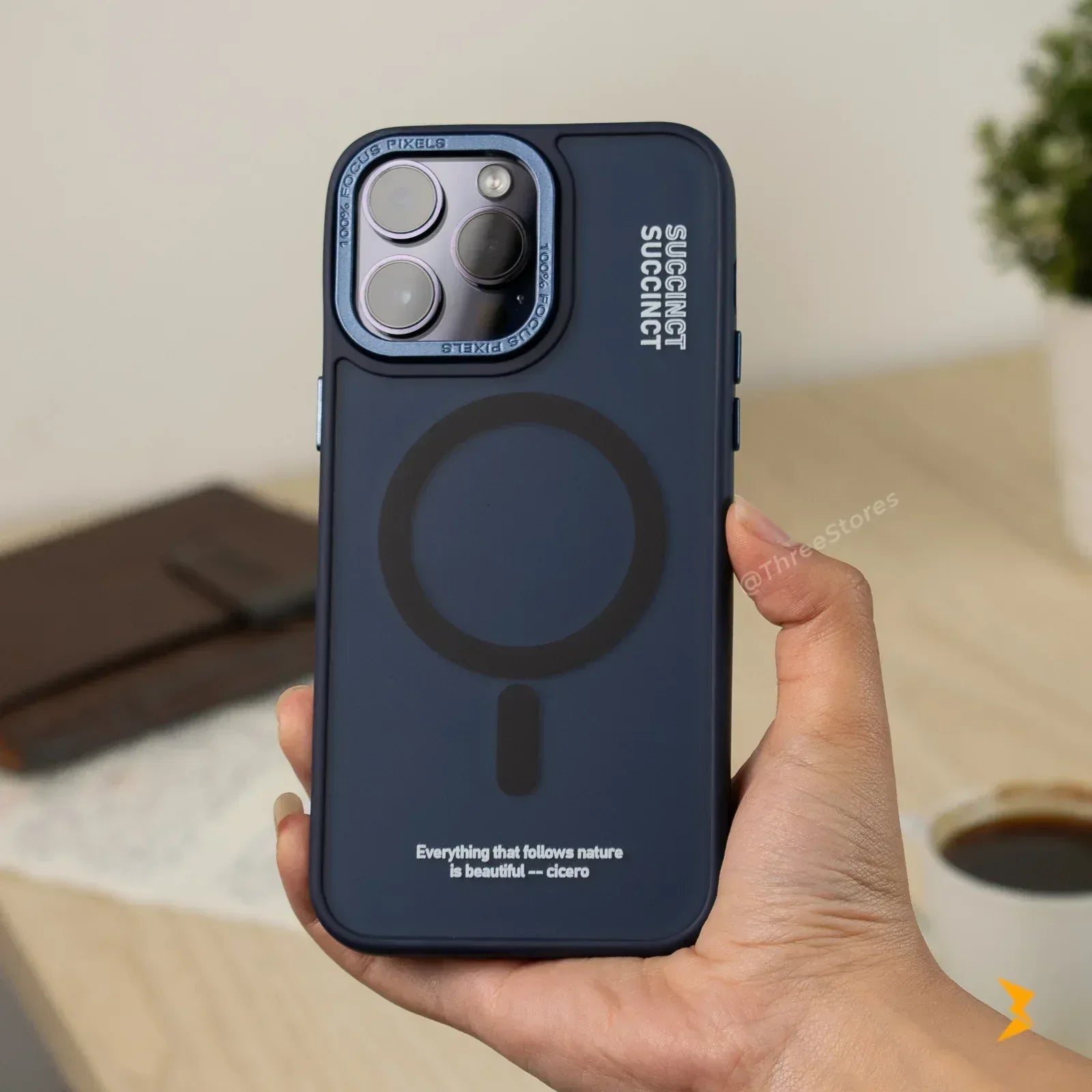 South Korea Magnetic Case iPhone 15 Pro Max - Three