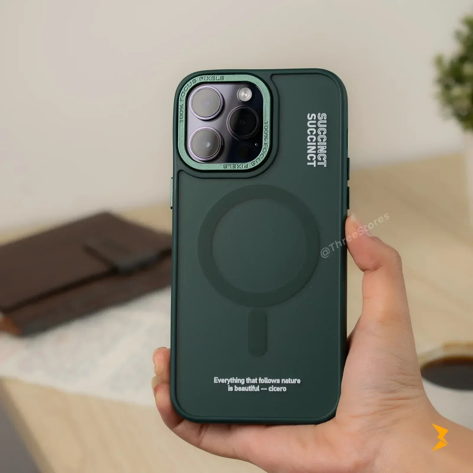South Korea Magnetic Case iPhone 15 Pro Max - Three